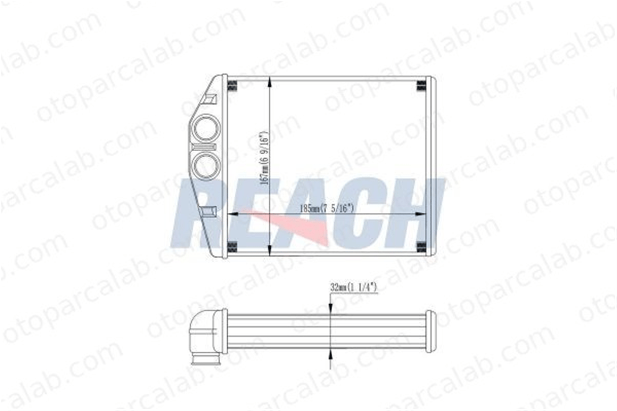 AKD 1618260 Kalorifer Radyatörü SAAB 9-3 Station wagon 9-3 1618260 77363732