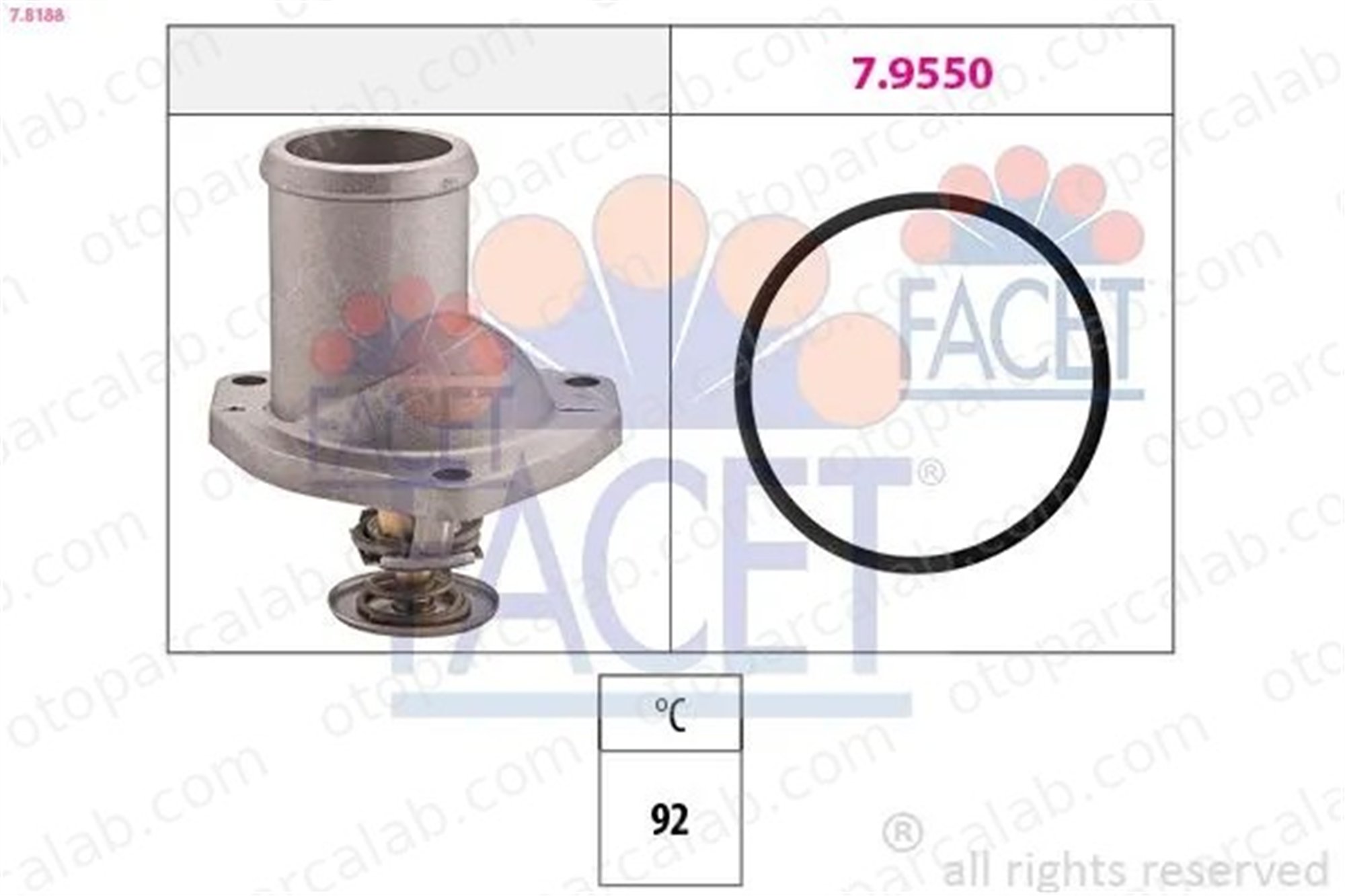 AKD OP143116 Termostat OPEL OMEGA A Station wagon OMEGA A 1338049 90232012