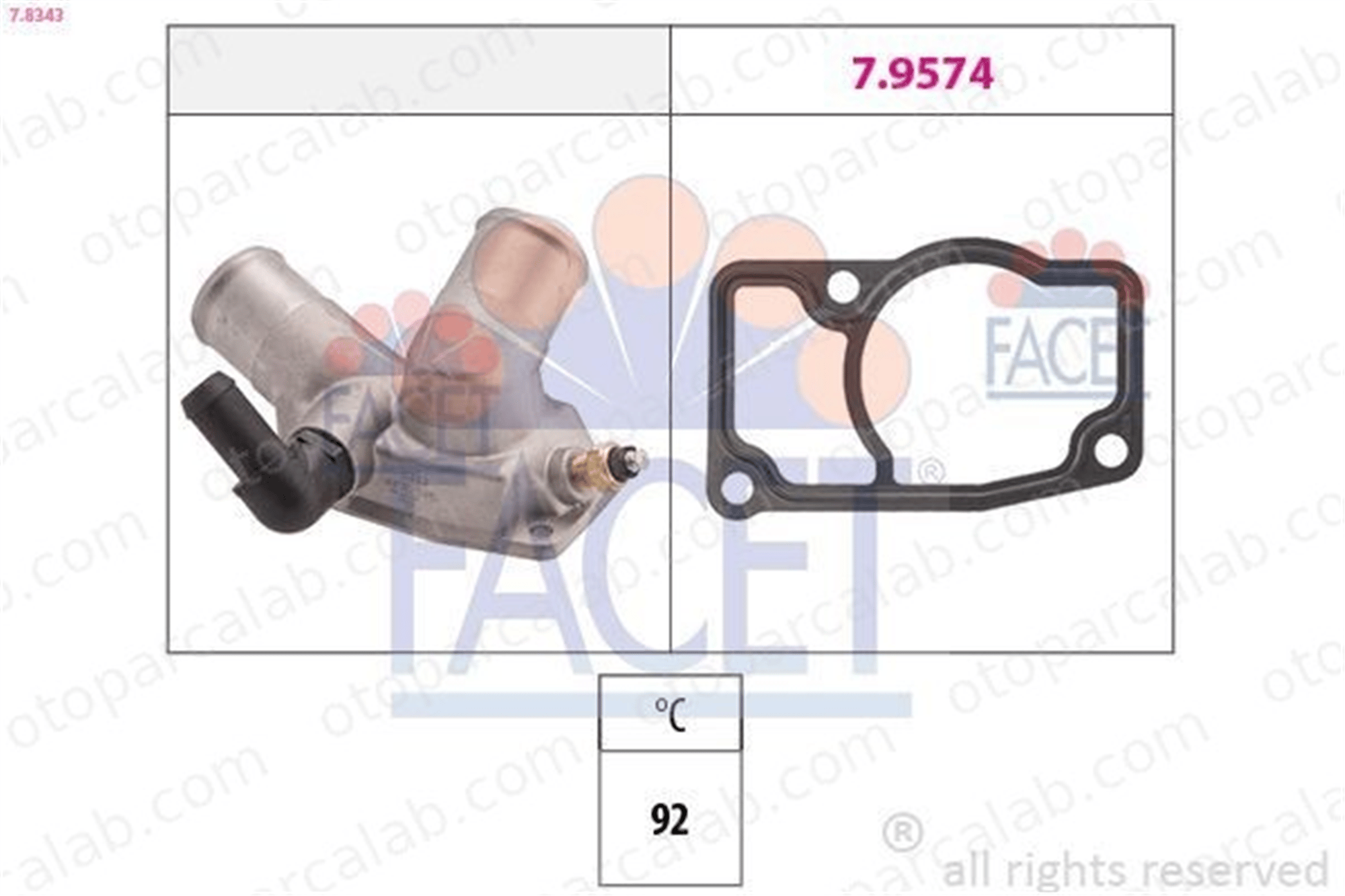 AKD OP143121 Termostat OPEL OMEGA B OMEGA B Station wagon 1338010 1338087