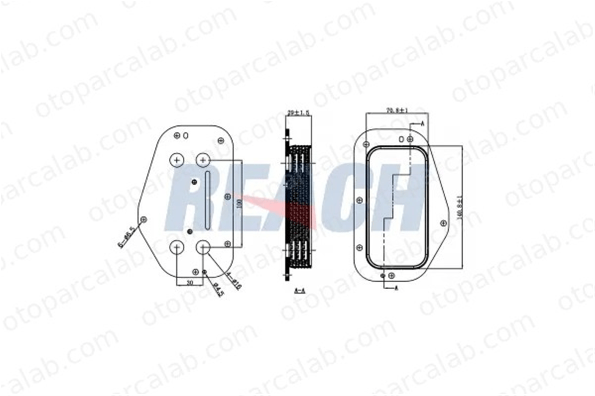 AKD OP146104 Motor Yağ Soğutucu OPEL ZAFIRA / ZAFIRA FAMILY B ASTRA H Station wagon 5650833 55355603