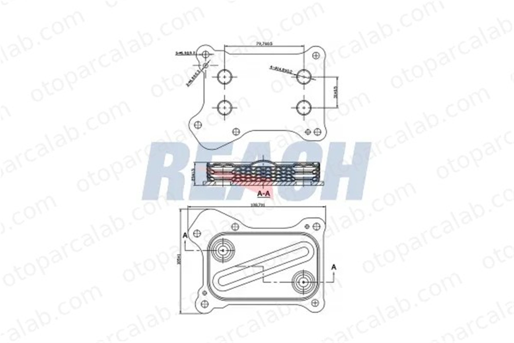 AKD OP146109 Motor Yağ Soğutucu FIAT PANDA GRANDE PUNTO 5650358 1539132