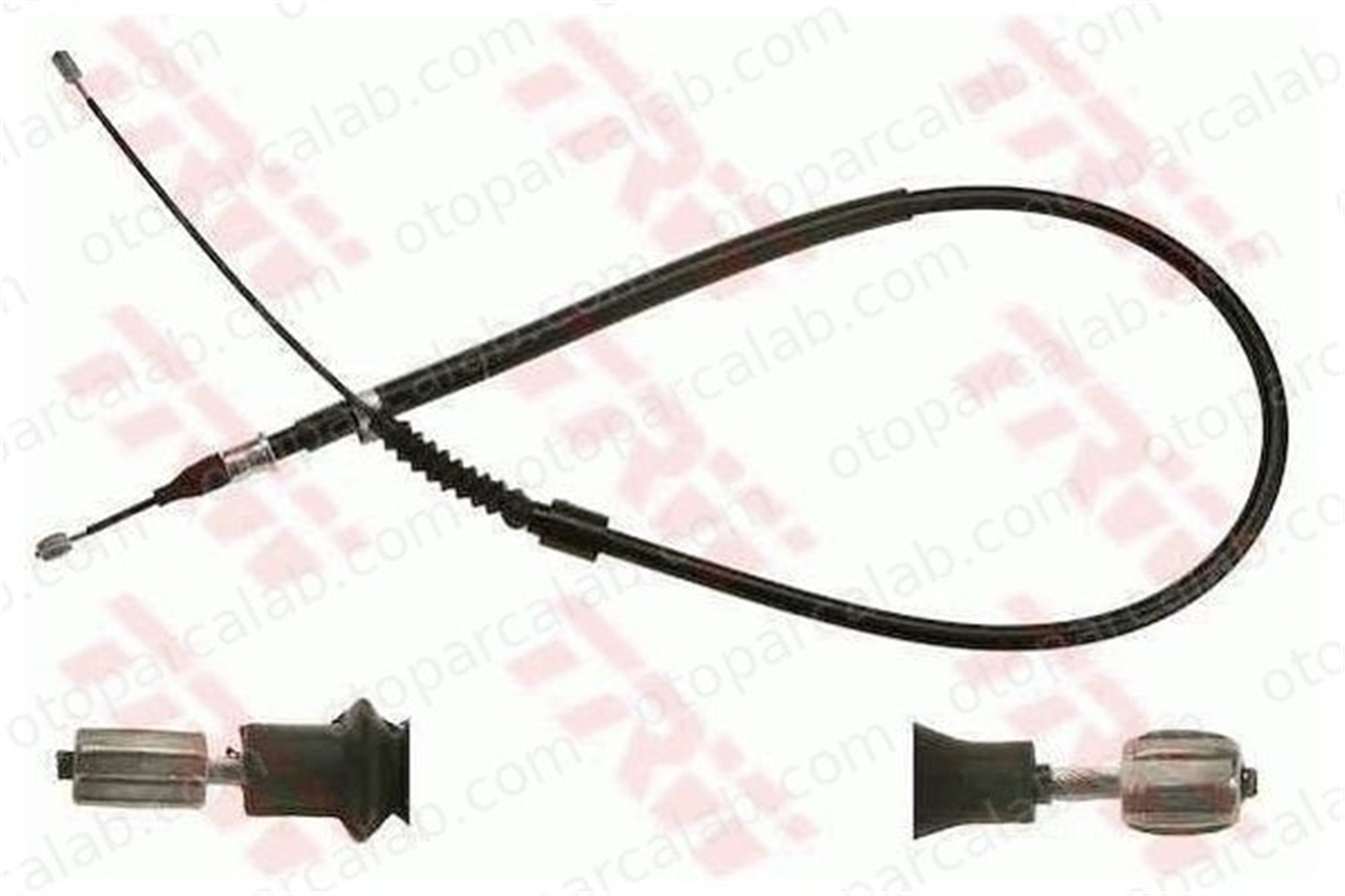 AKD OP158122 El Fren Teli Arka Sol OPEL CORSA C Kasa/eğik arka TIGRA TwinTop 522448 90576453