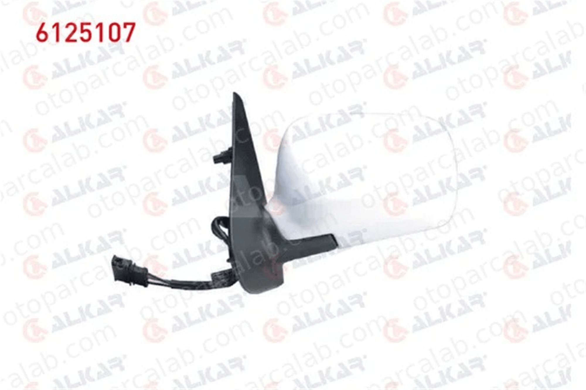 ALKAR 6125107 Dikiz Aynası Dış Sol VW POLO III POLO Van Kasa/eğik arka 6N1857507AGRU 6N1857508AGRU