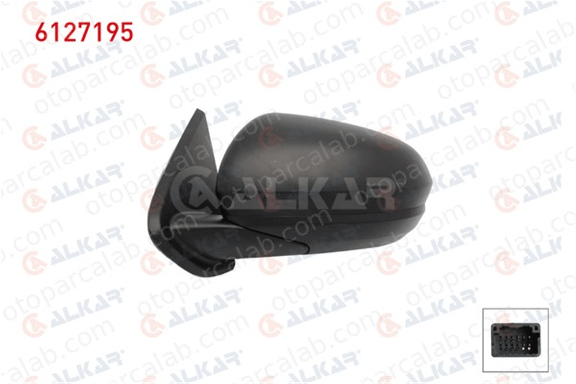 ALKAR 6127195 Dikiz Aynası Dış Sol DACIA DUSTER 963016324R 963026917R
