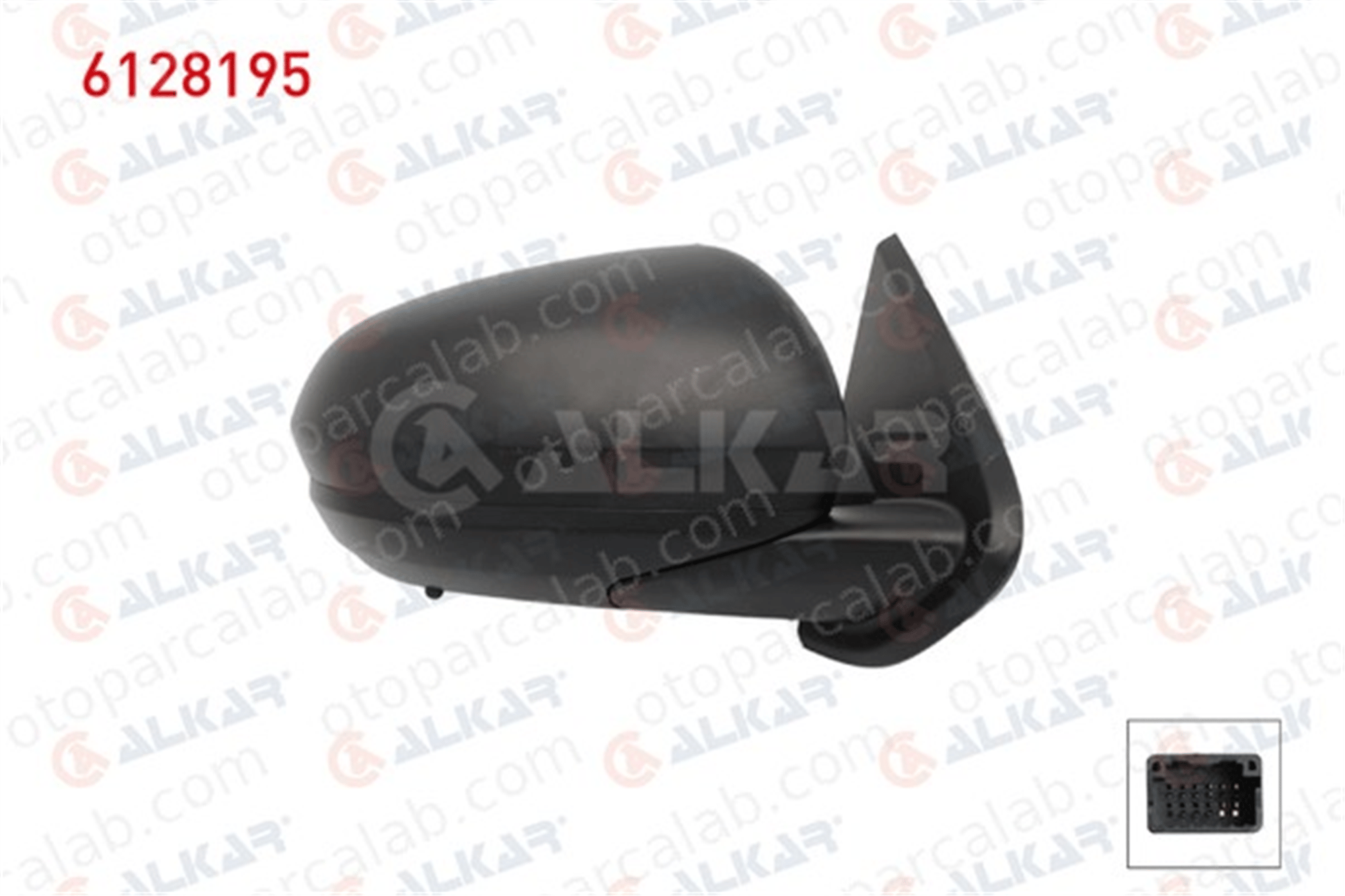 ALKAR 6128195 Dikiz Aynası Dış Sağ DACIA DUSTER 963016324R 963026917R