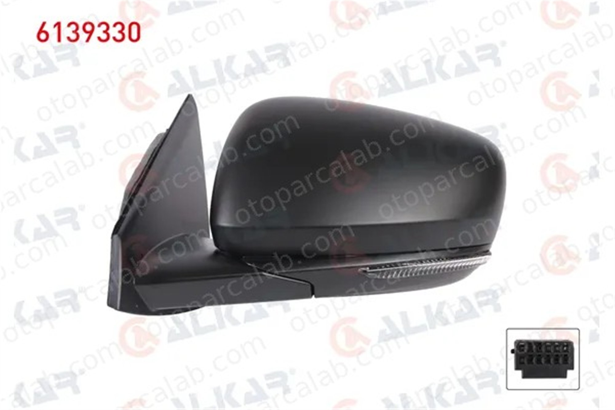 ALKAR 6139330 Dikiz Aynası Dış Sol RENAULT KADJAR 963018865R 963024059R