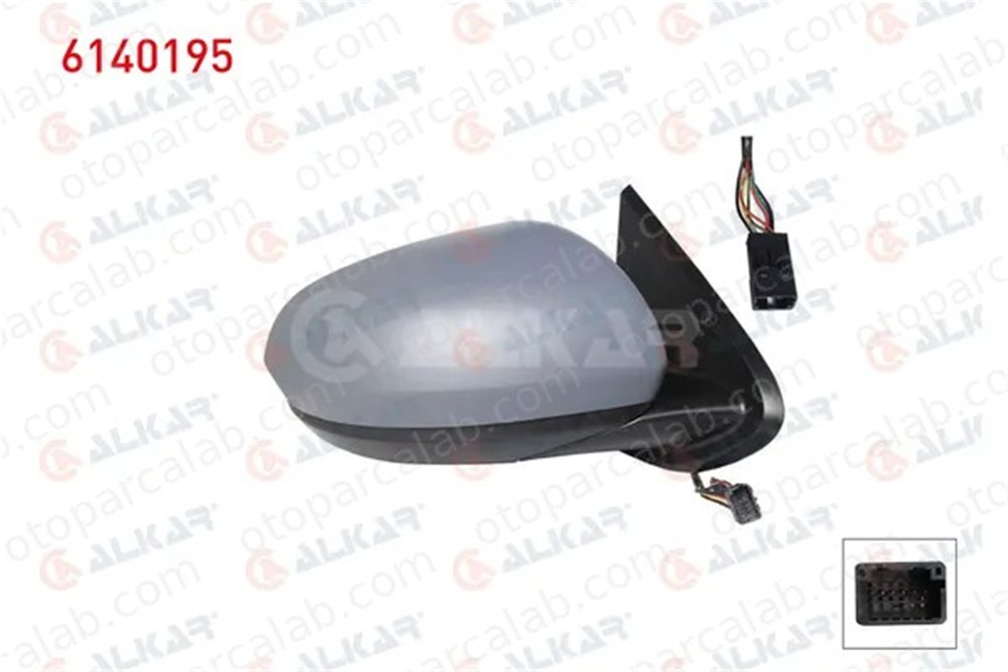 ALKAR 6140195 Dikiz Aynası Dış Sağ DACIA DUSTER 963010215R 963017708R