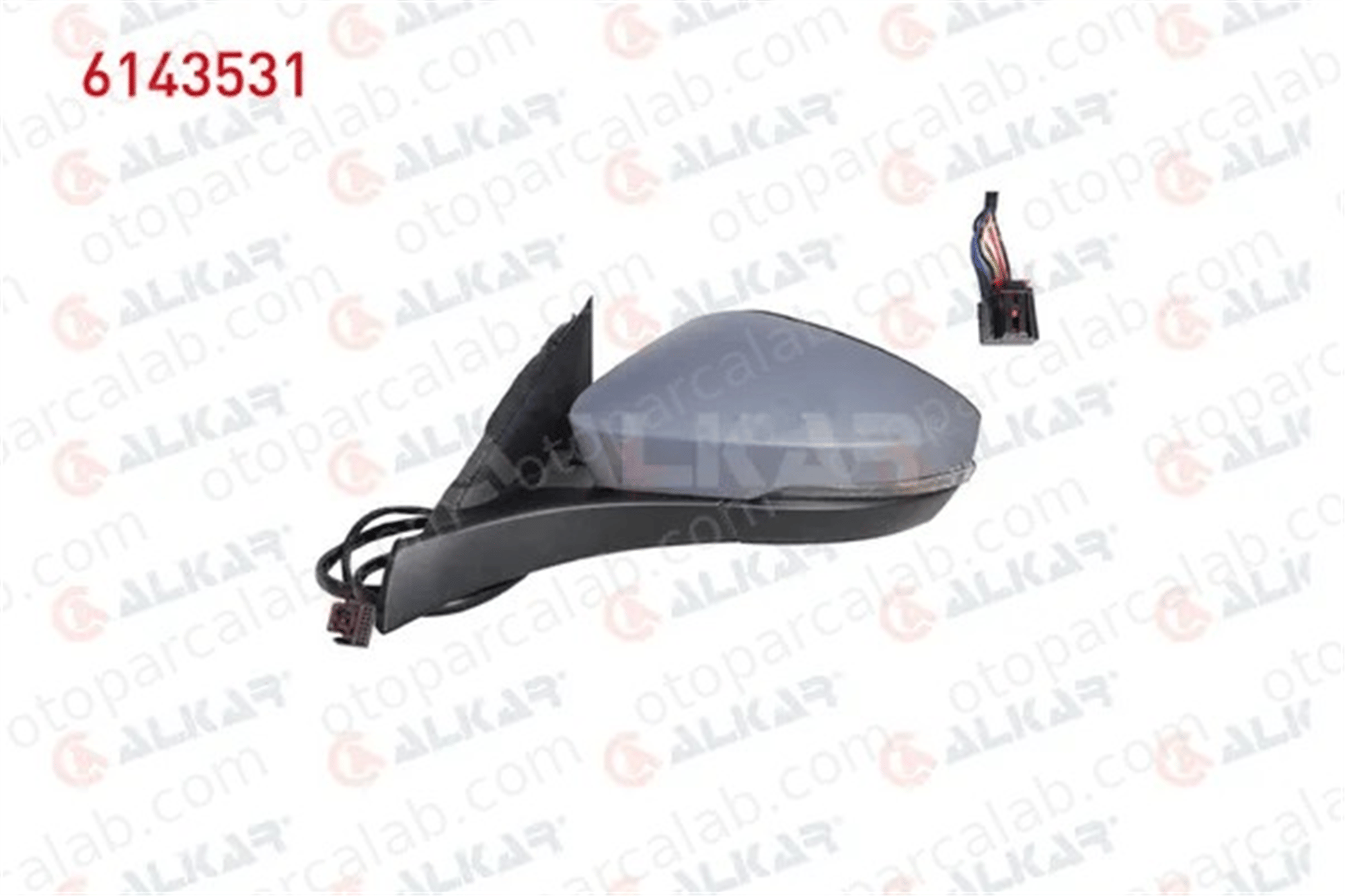 ALKAR 6143531 Dikiz Aynası Dış Sol VW T-ROC T-ROC Cabrio 2GA857521C 2GA857522C