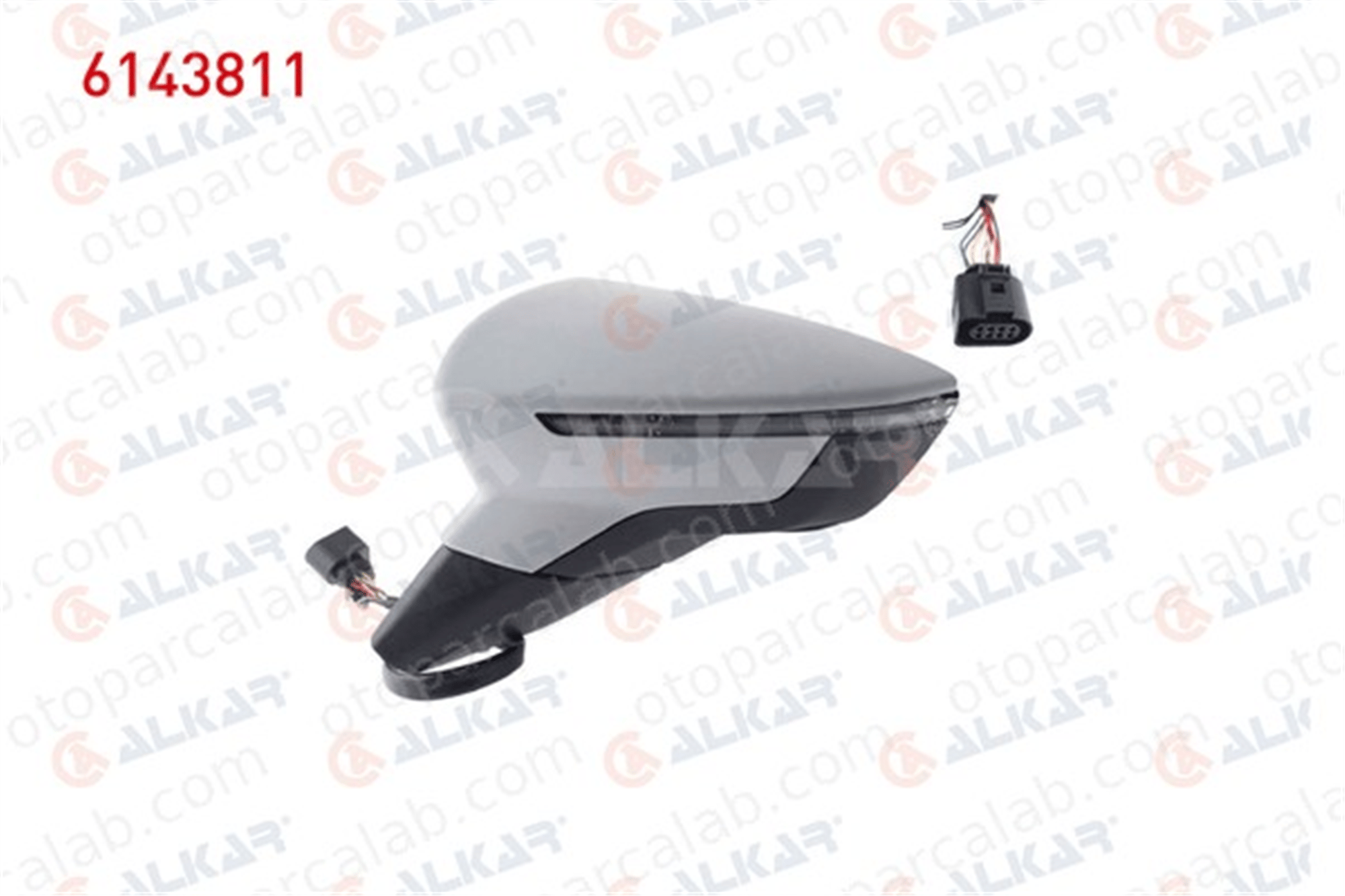 ALKAR 6143811 Dikiz Aynası Dış Sol SEAT IBIZA V ARONA 5F0857521A 5F0857522A