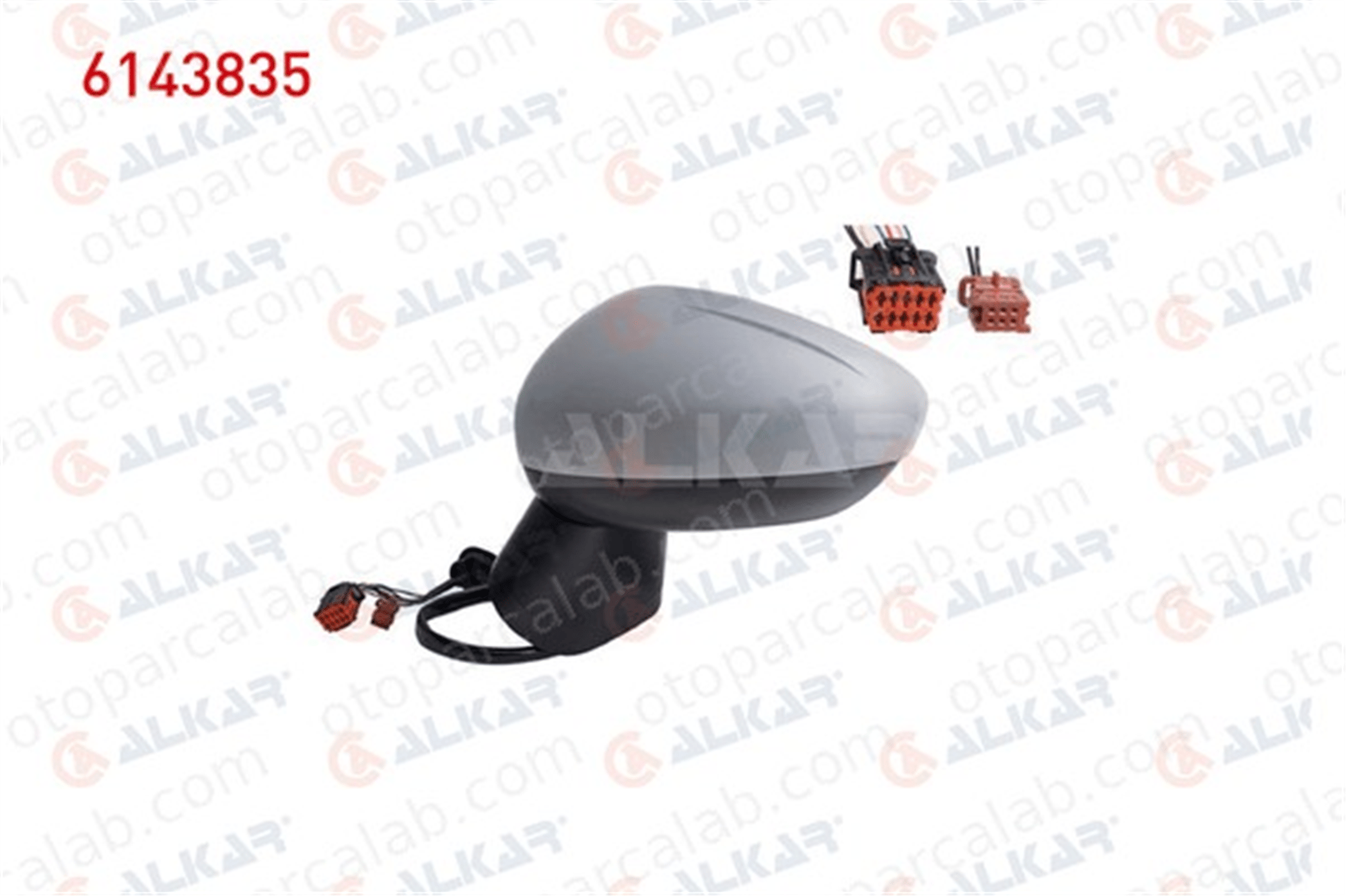 ALKAR 6143835 Dikiz Aynası Dış Sol OPEL CROSSLAND X / CROSSLAND 13465138 13466844
