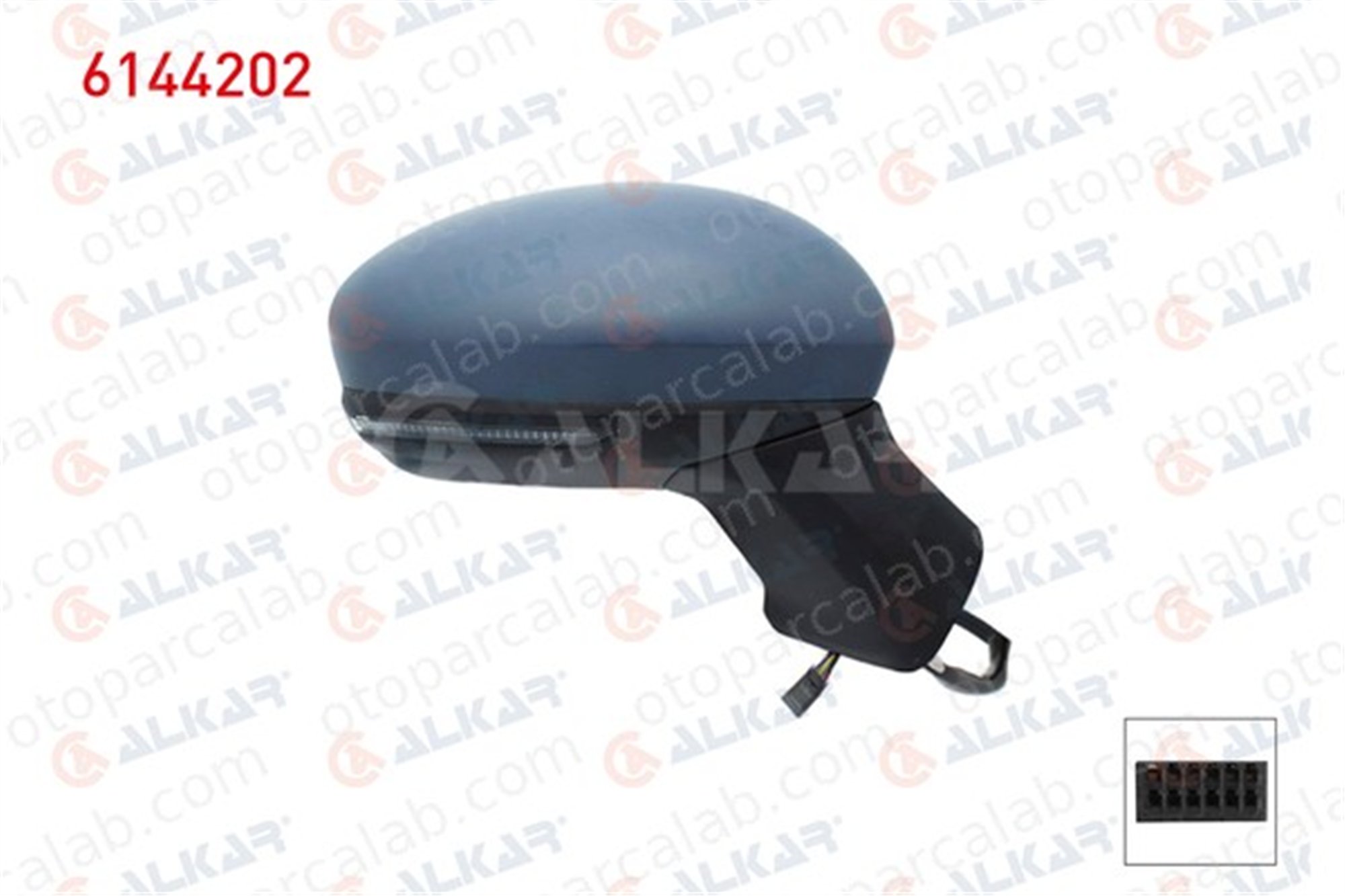 ALKAR 6144202 Dikiz Aynası Dış Sağ RENAULT CAPTUR II 963019773R 963055518R