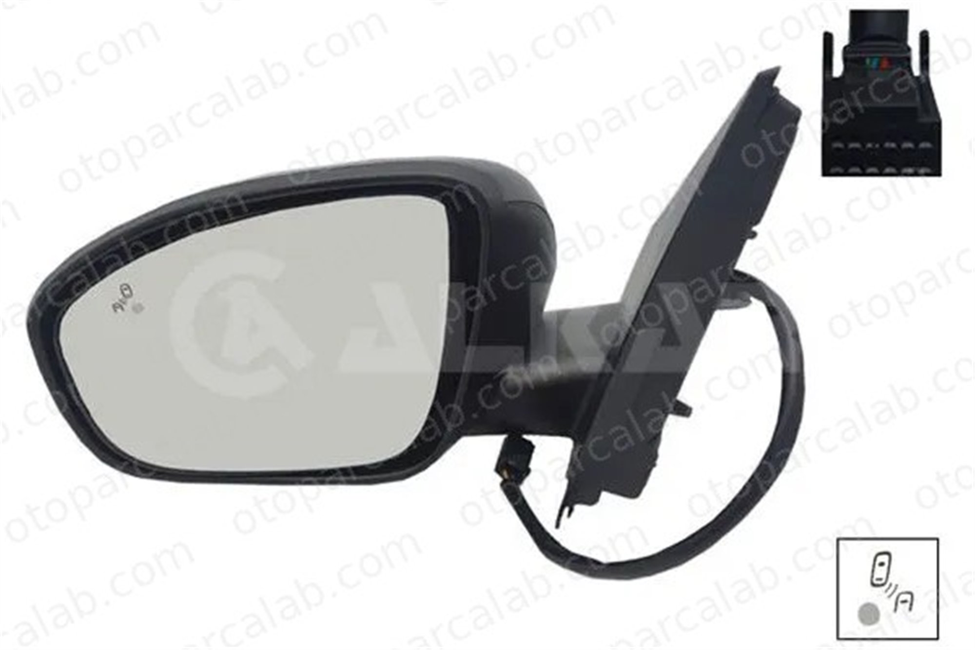 ALKAR 6145207 Dikiz Aynası Dış Sol DACIA LOGAN II LOGAN MCV II 963017957R 963020328R
