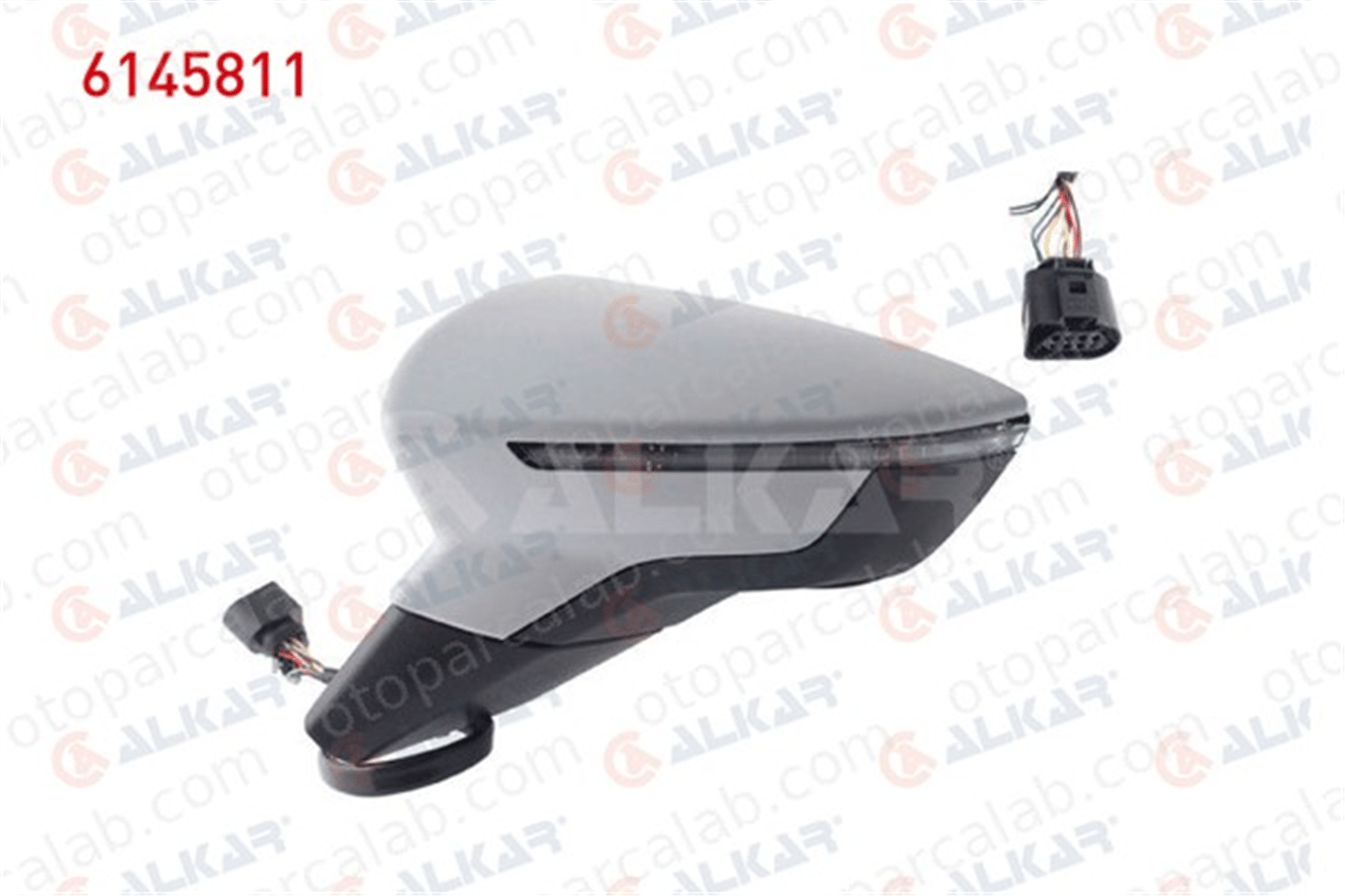 ALKAR 6145811 Dikiz Aynası Dış Sol SEAT IBIZA V ARONA 5F0857521A 5F0857522A