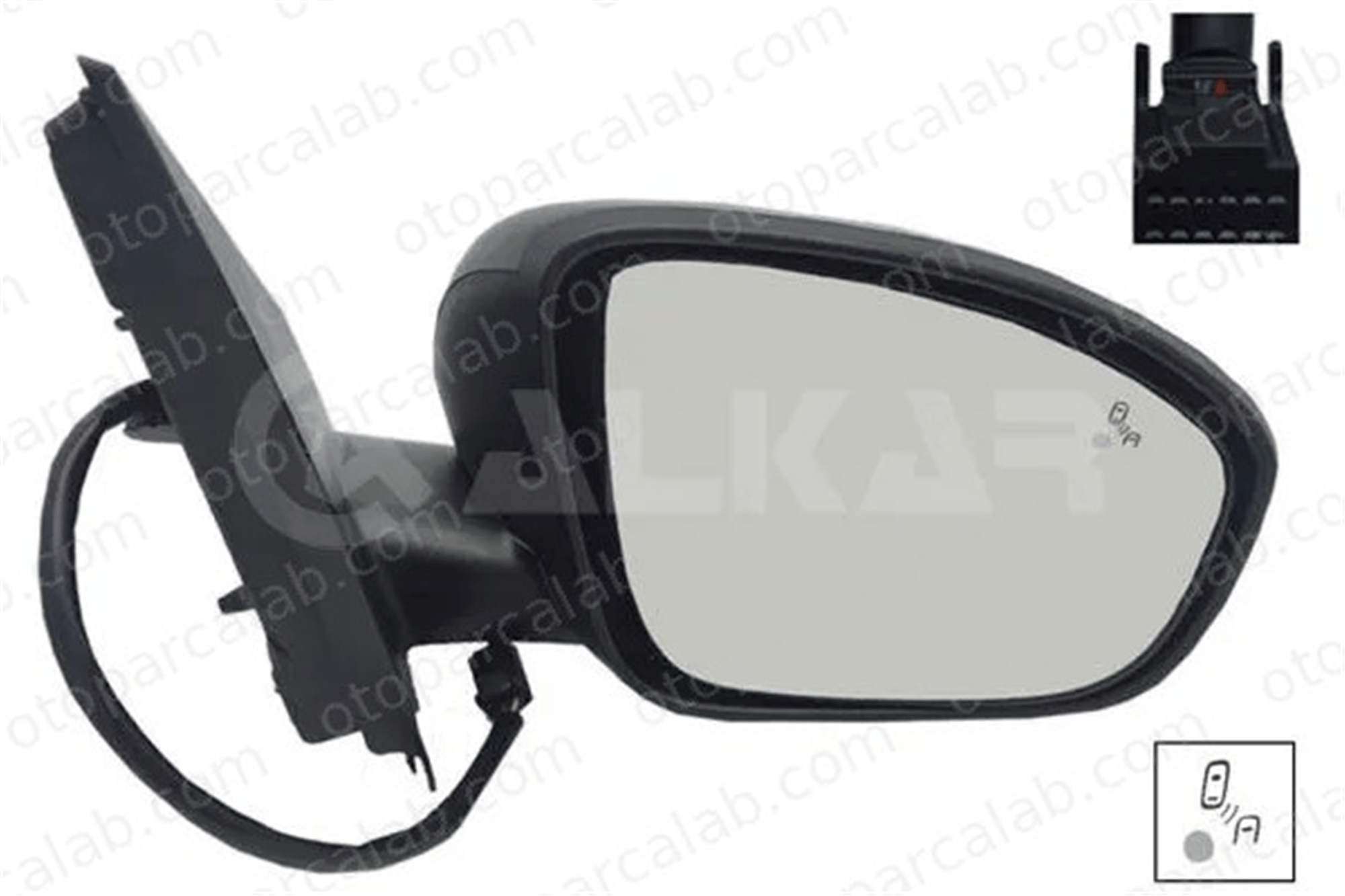 ALKAR 6146207 Dikiz Aynası Dış Sağ DACIA LOGAN II LOGAN MCV II 963017957R 963020328R