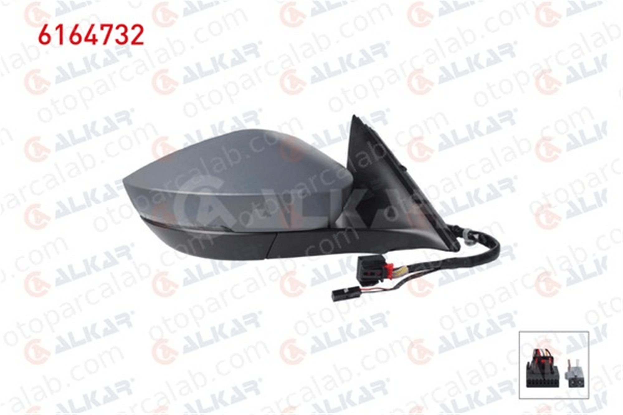 ALKAR 6164732 Dikiz Aynası Dış Sağ SKODA OCTAVIA IV Combi OCTAVIA IV 5E3857521 5E3857522
