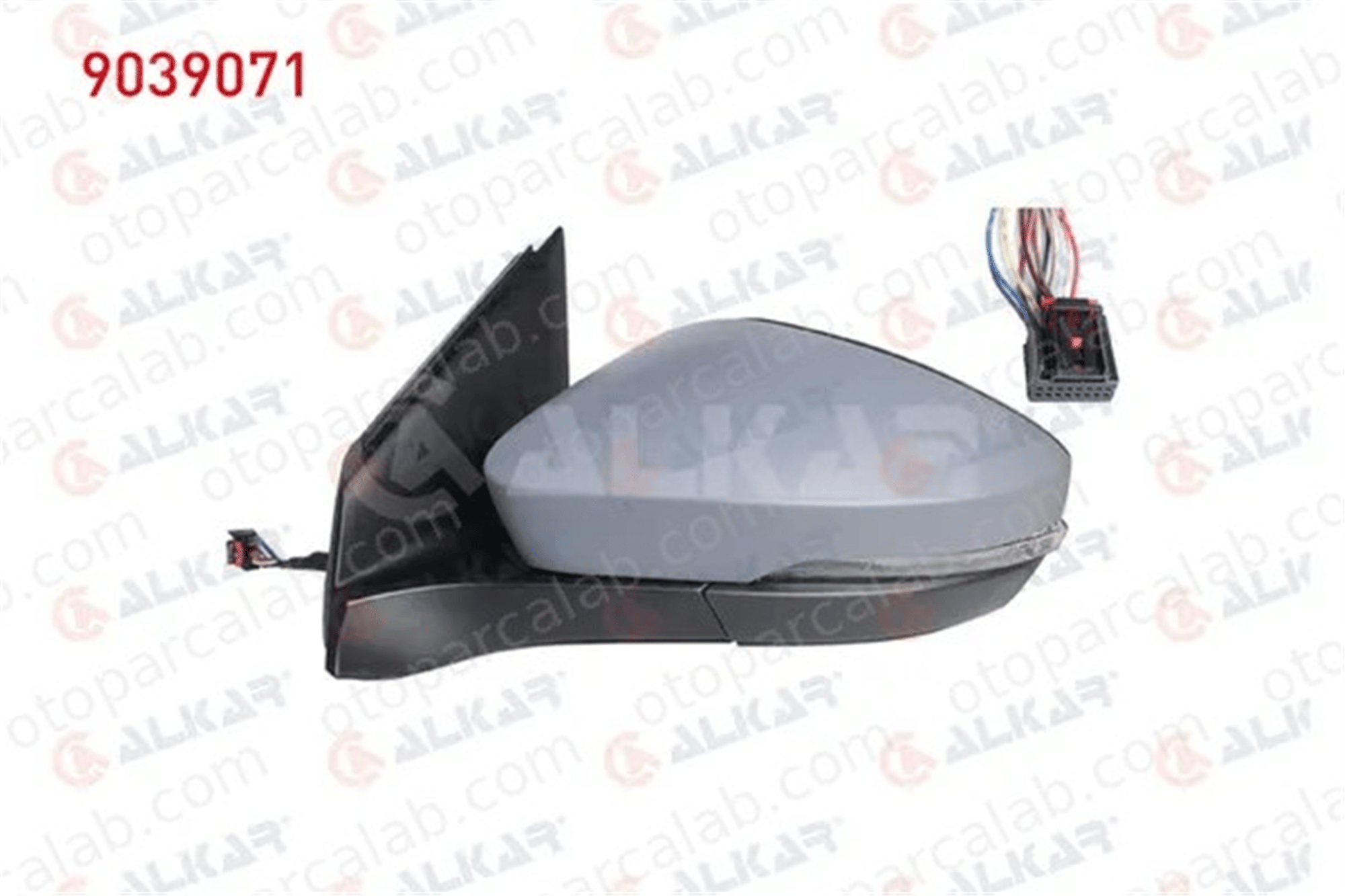 ALKAR 9039071 Dikiz Aynası Dış Sol VW T-CROSS 2GA857537GRU 2GA857538GRU