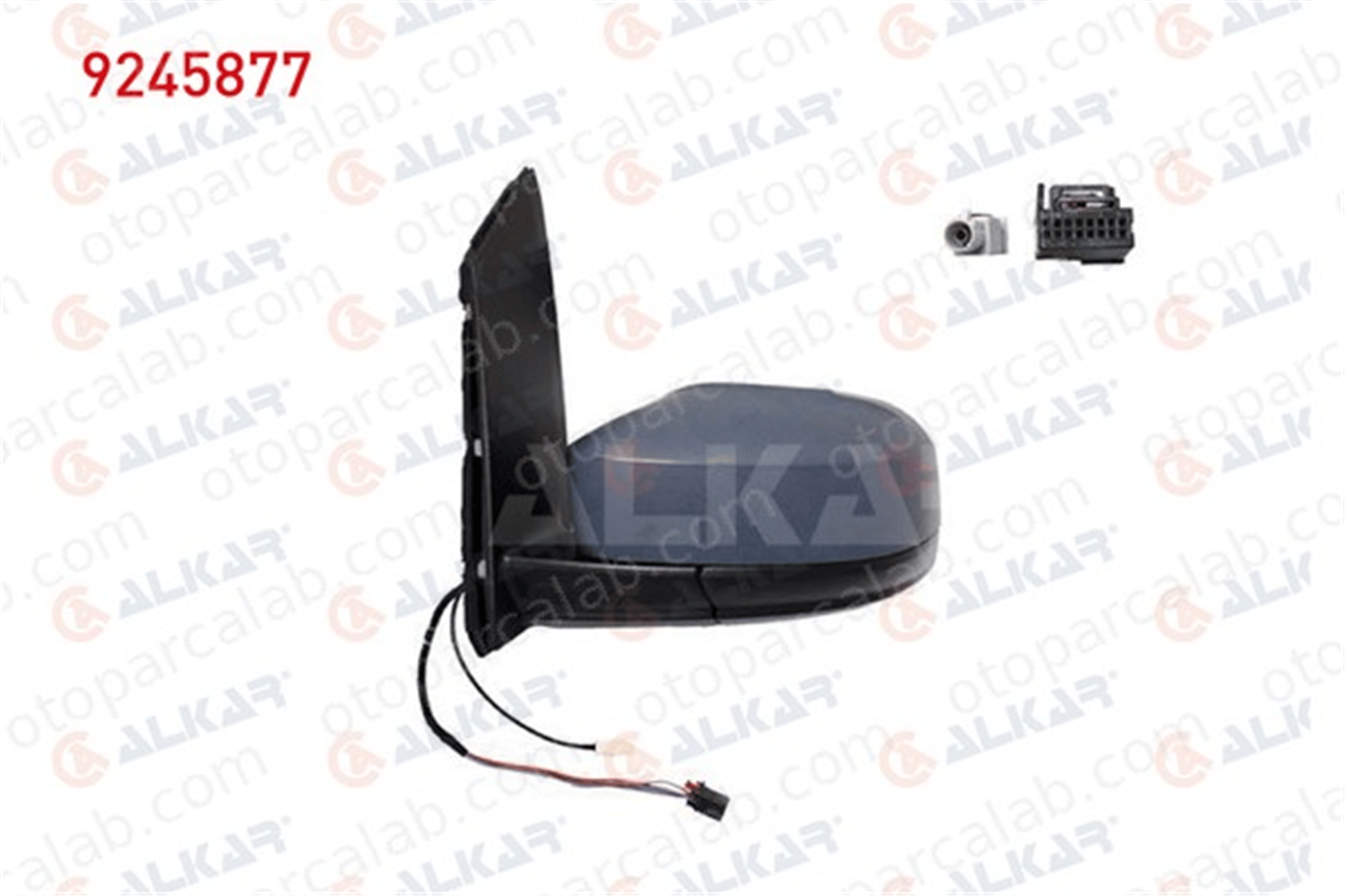 ALKAR 9245877 Dikiz Aynası Dış Sol VW CADDY IV Kasa/büyük limuzin CADDY IV MPV 2K5857407D 2K5035525T