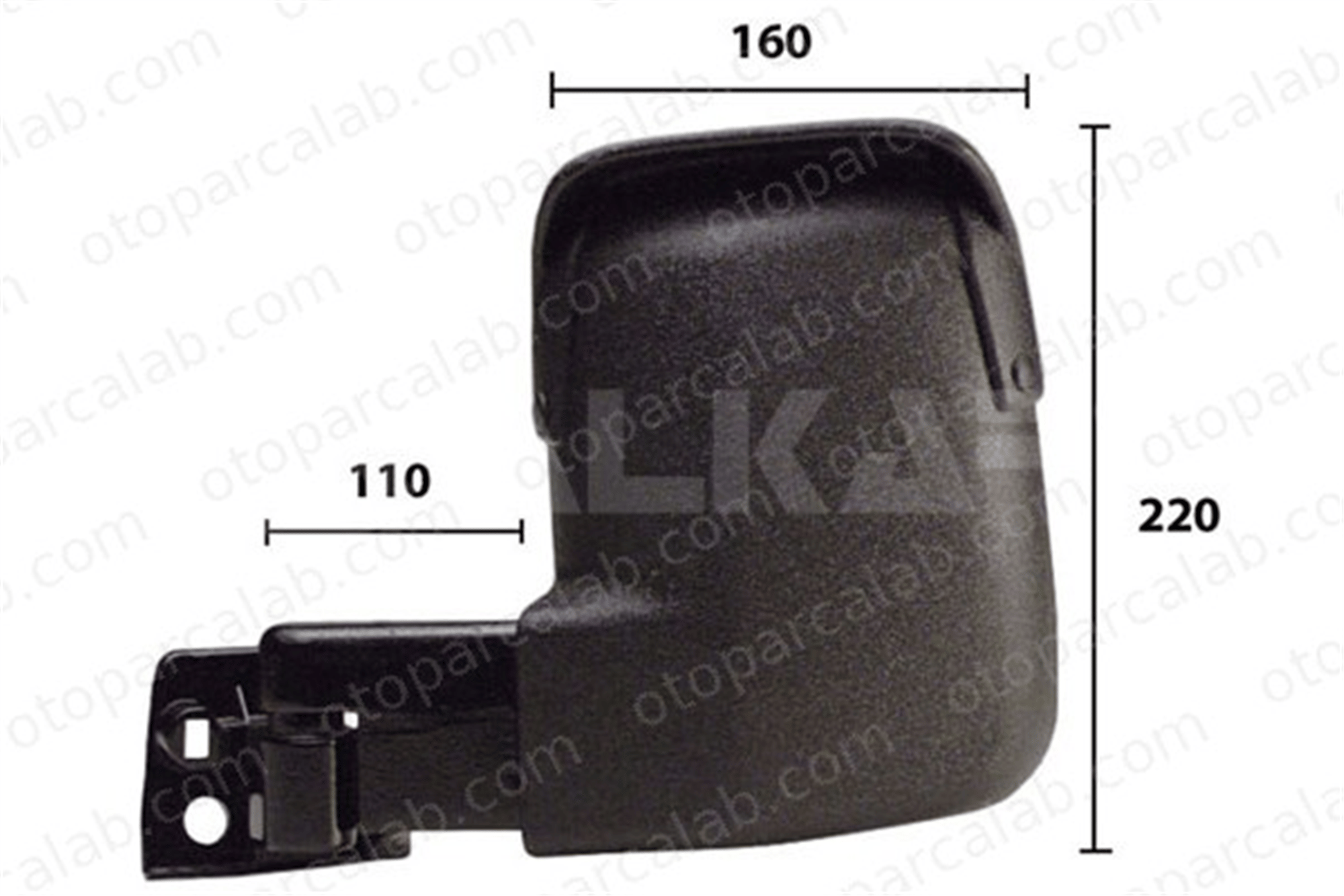 ALKAR 9265961 Dikiz Aynası Dış Sol FORD TRANSIT Minibüs/Otobüs TRANSIT Panelvan/Van 6831642 6831697