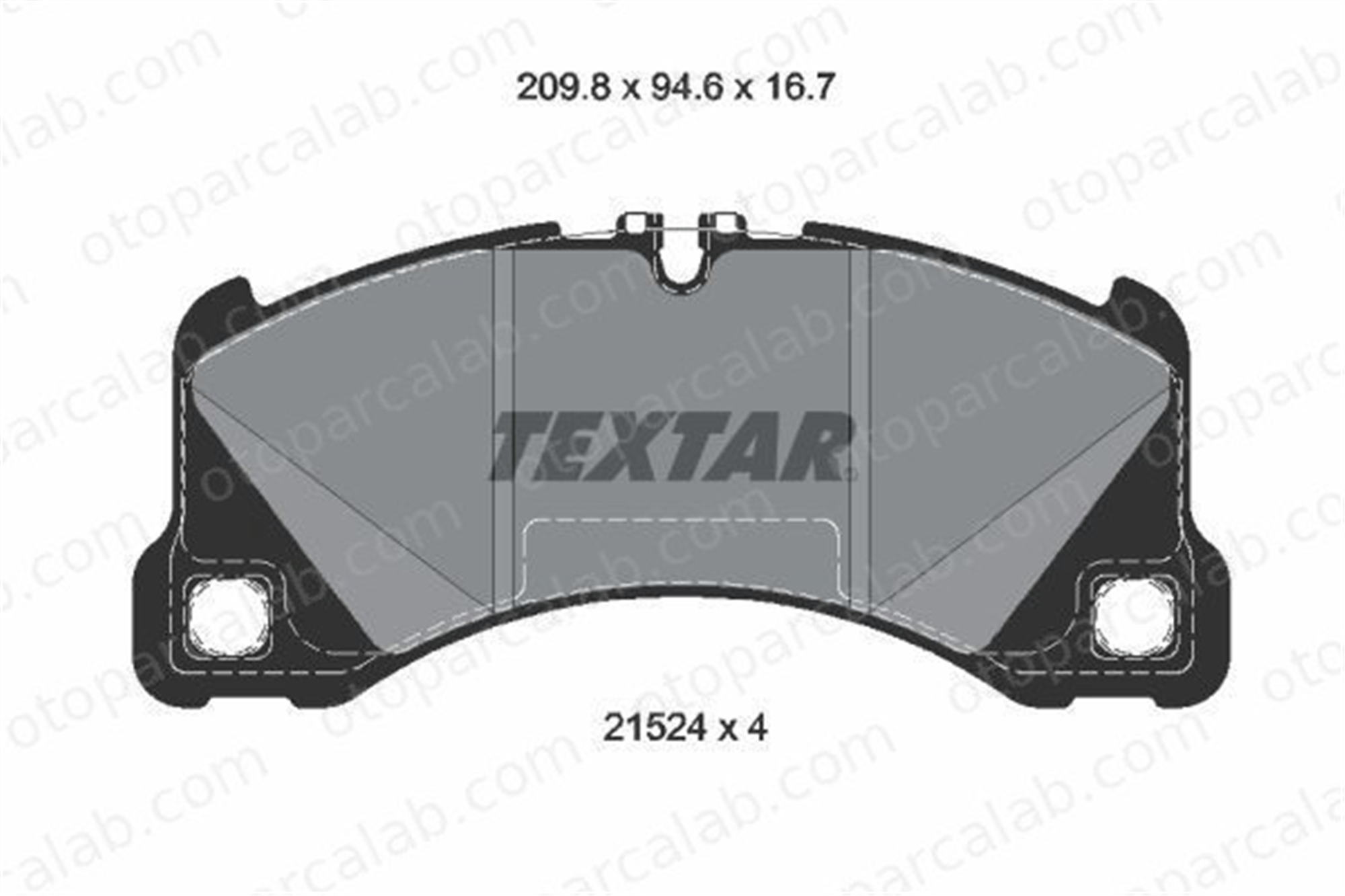 AP 05P2346 Fren Disk Balata Ön PORSCHE MACAN CAYENNE Coupe 9Y0698151P 95B698151AK