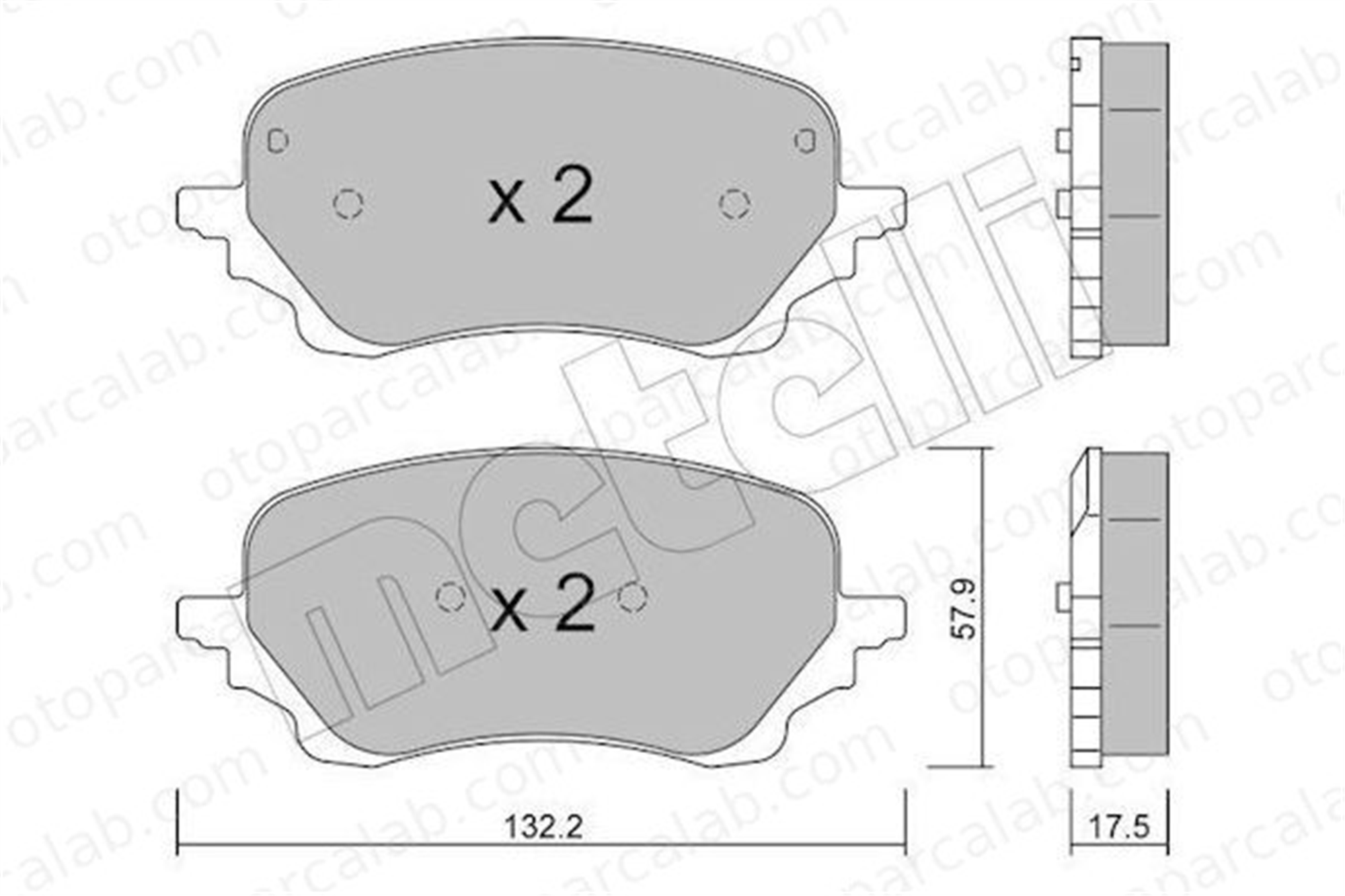 ART A03.3648 Fren Disk Balata Ön FORD PUMA KTL1TC2K021AA 2413372