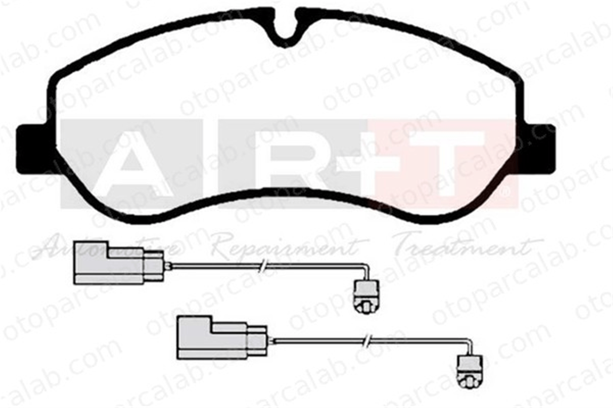 ART A03.2661 Fren Disk Balata Ön FORD TRANSIT V363 Panelvan/Van TRANSIT V363 Platform şasi 1763915 3H23D05