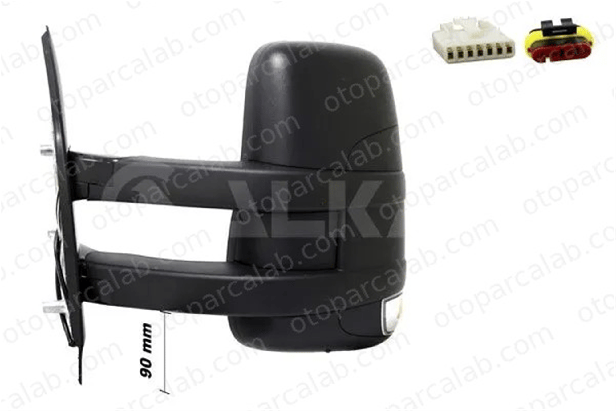 ART M019.9012 Dikiz Aynası Dış Sol IVECO DAILY VI Platform şasi DAILY VI Panelvan/Van 5802029776 5801679491