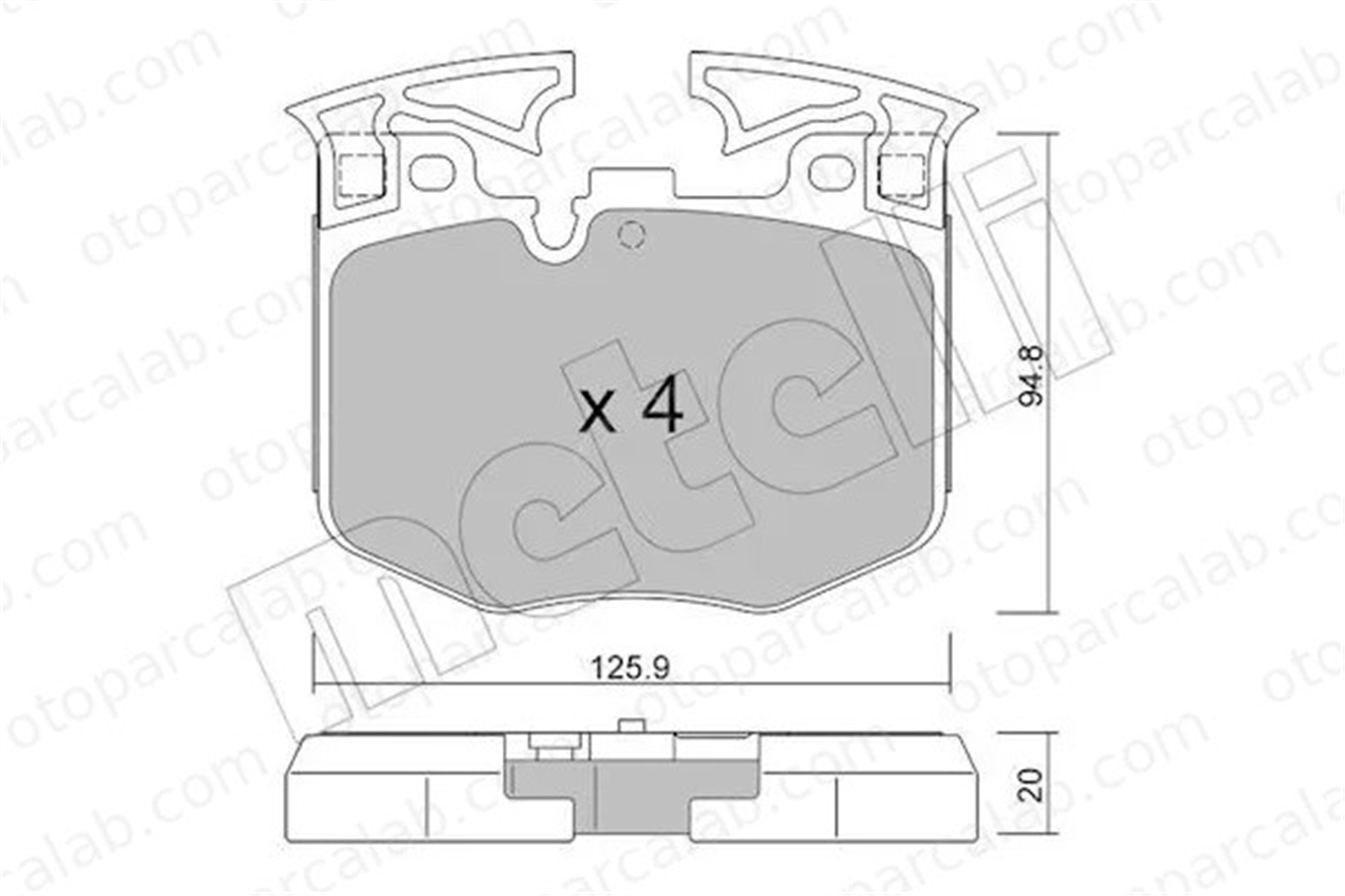 ASPART 3BPA1202 Fren Disk Balata Ön BMW 3 3 Touring 34116888457 34116872750