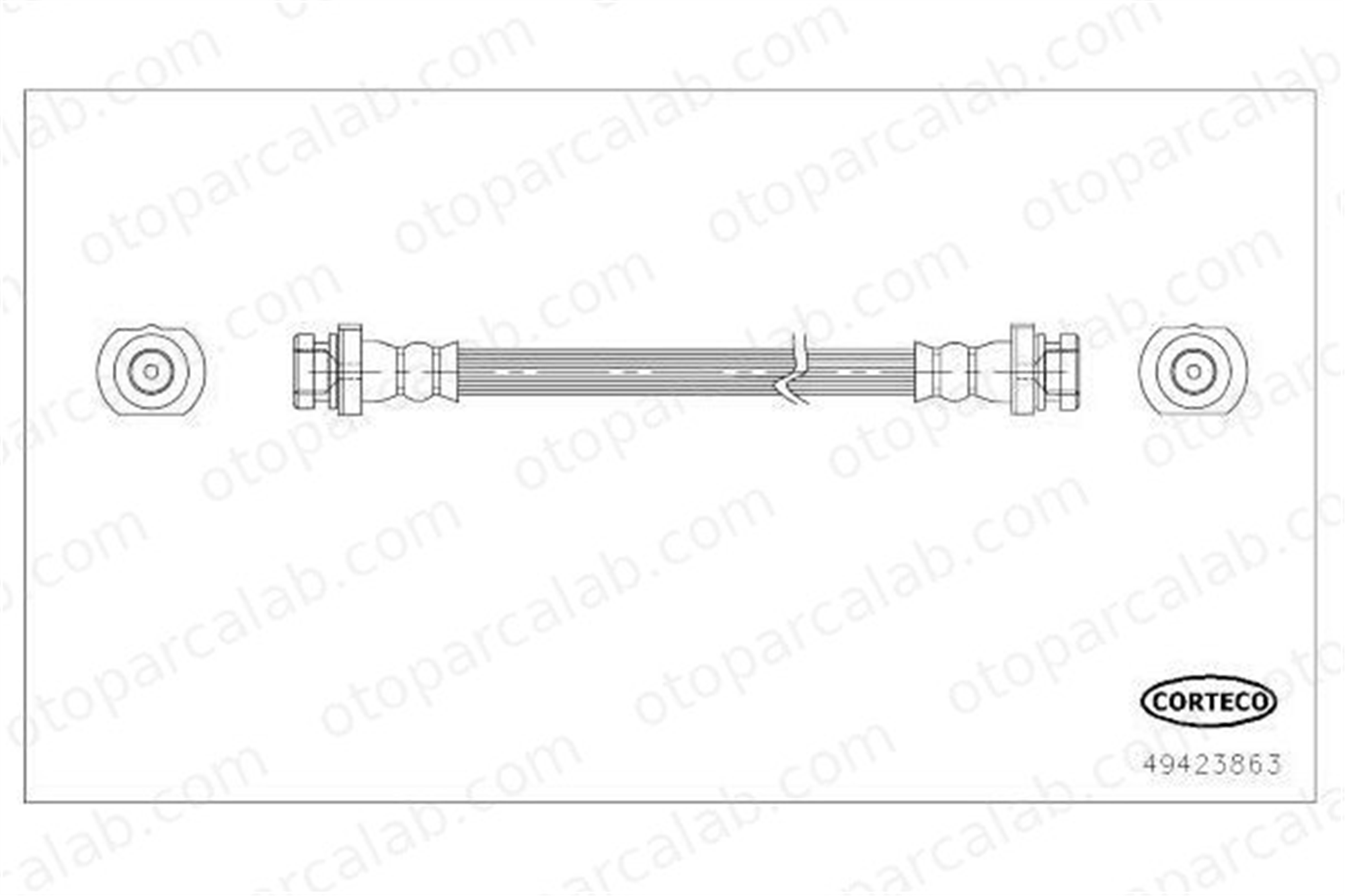 ASPART 3HOS1227 Fren Hortumu Arka Sağ veya Sol RENAULT KADJAR NISSAN QASHQAI II SUV 462104EA0C 462104EA2C