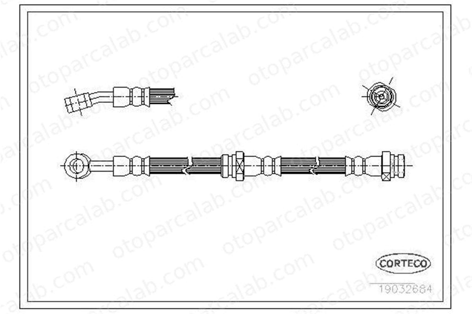 ASPART 3HOS1372 Fren Hortumu Arka Sağ HYUNDAI LANTRA II Station wagon LANTRA II 5874729310 T30019