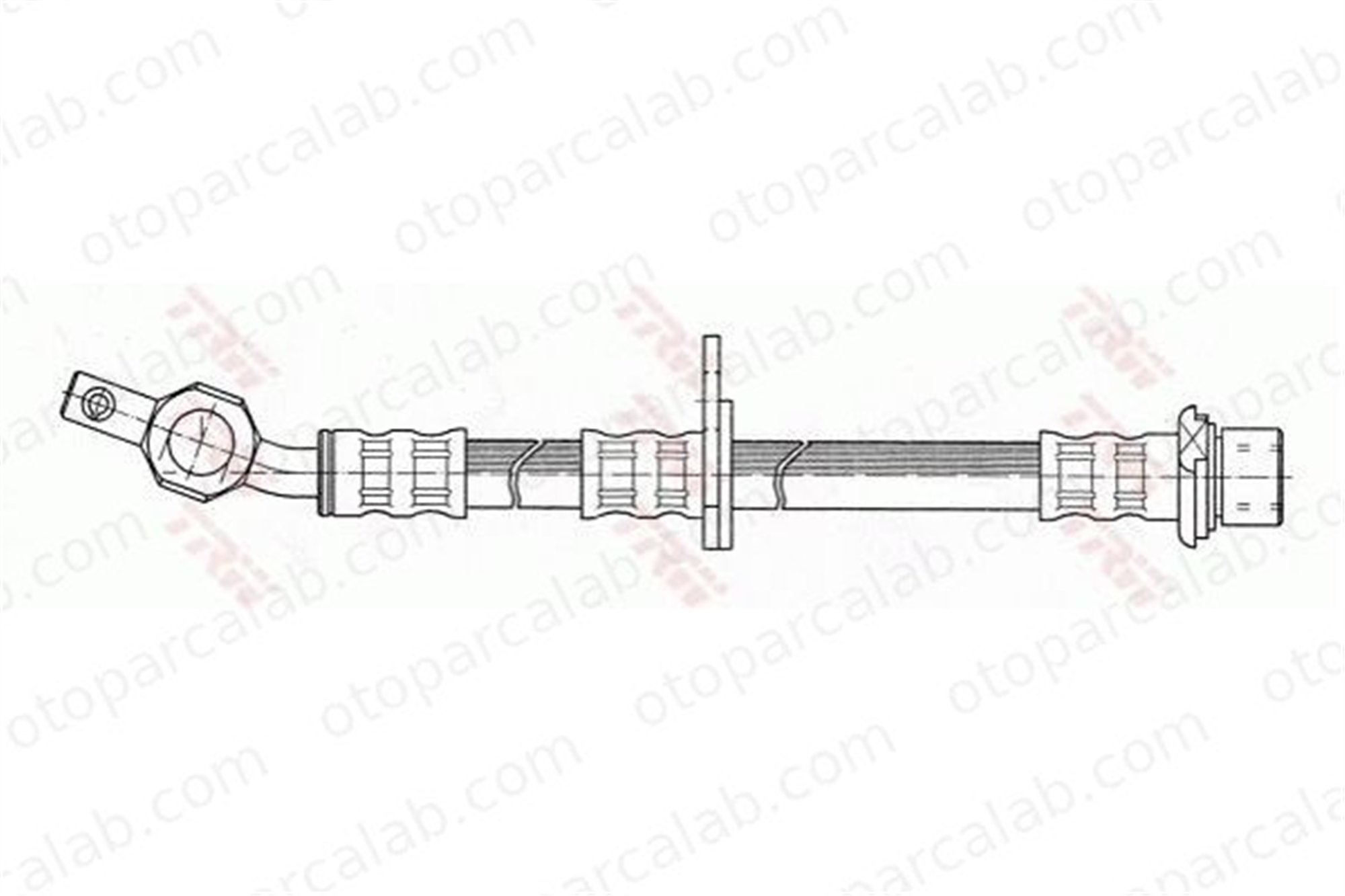 ASPART 3HOS1420 Fren Hortumu Arka Sağ TOYOTA CAMRY Sedan CAMRY 9094702878 9094702C94