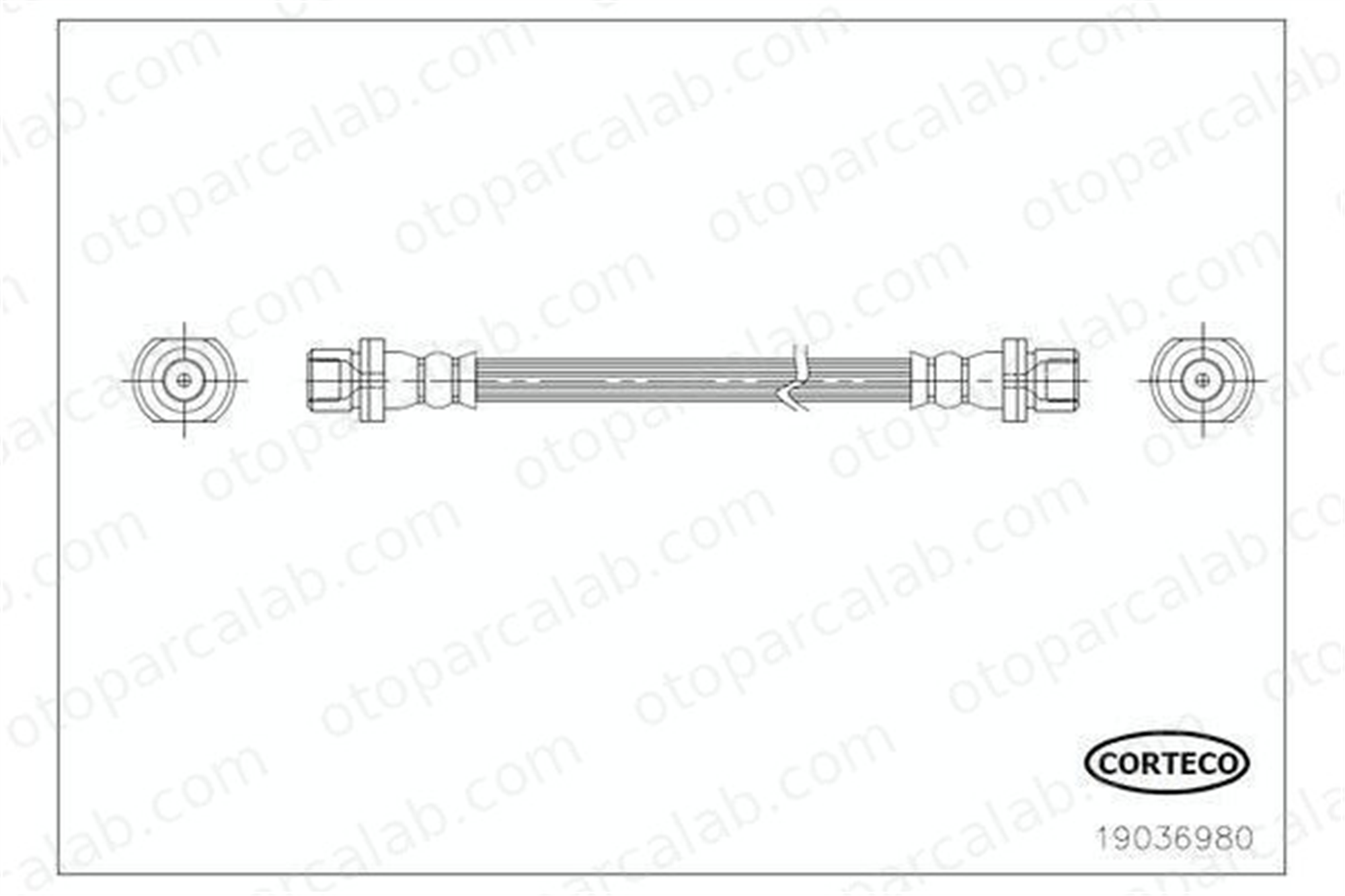 ASPART 3HOS1498 Fren Hortumu Arka Sağ TOYOTA AURIS VERSO 90947W2015