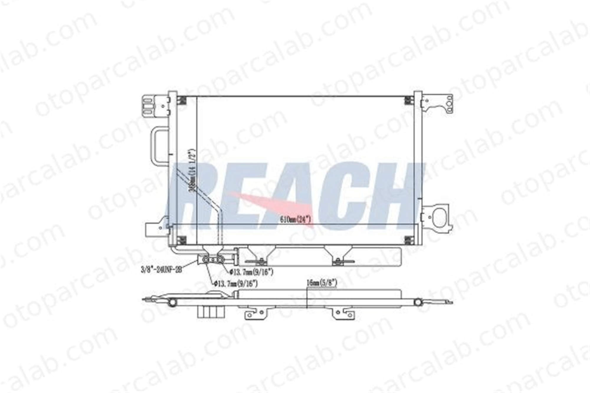 ASPART 6CAC1022 Klima Radyatörü MERCEDES-BENZ C-SERISI T-Model C-SERISI 2035002154 A2035002154