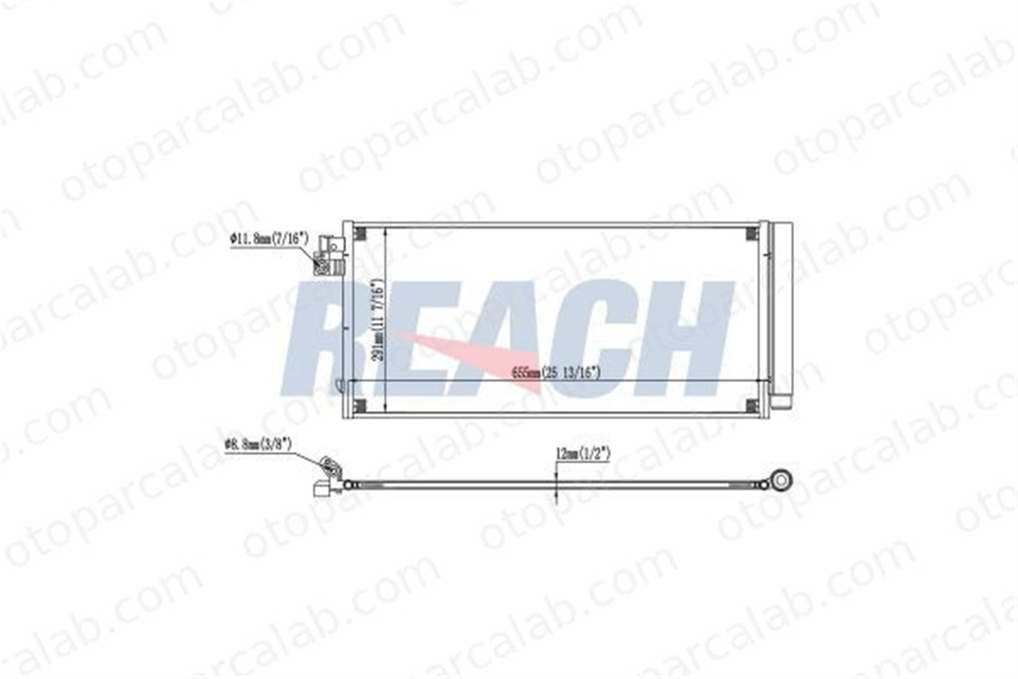 ASPART 6CAC1030 Klima Radyatörü BMW 3 3 Touring 64536805346 6805346