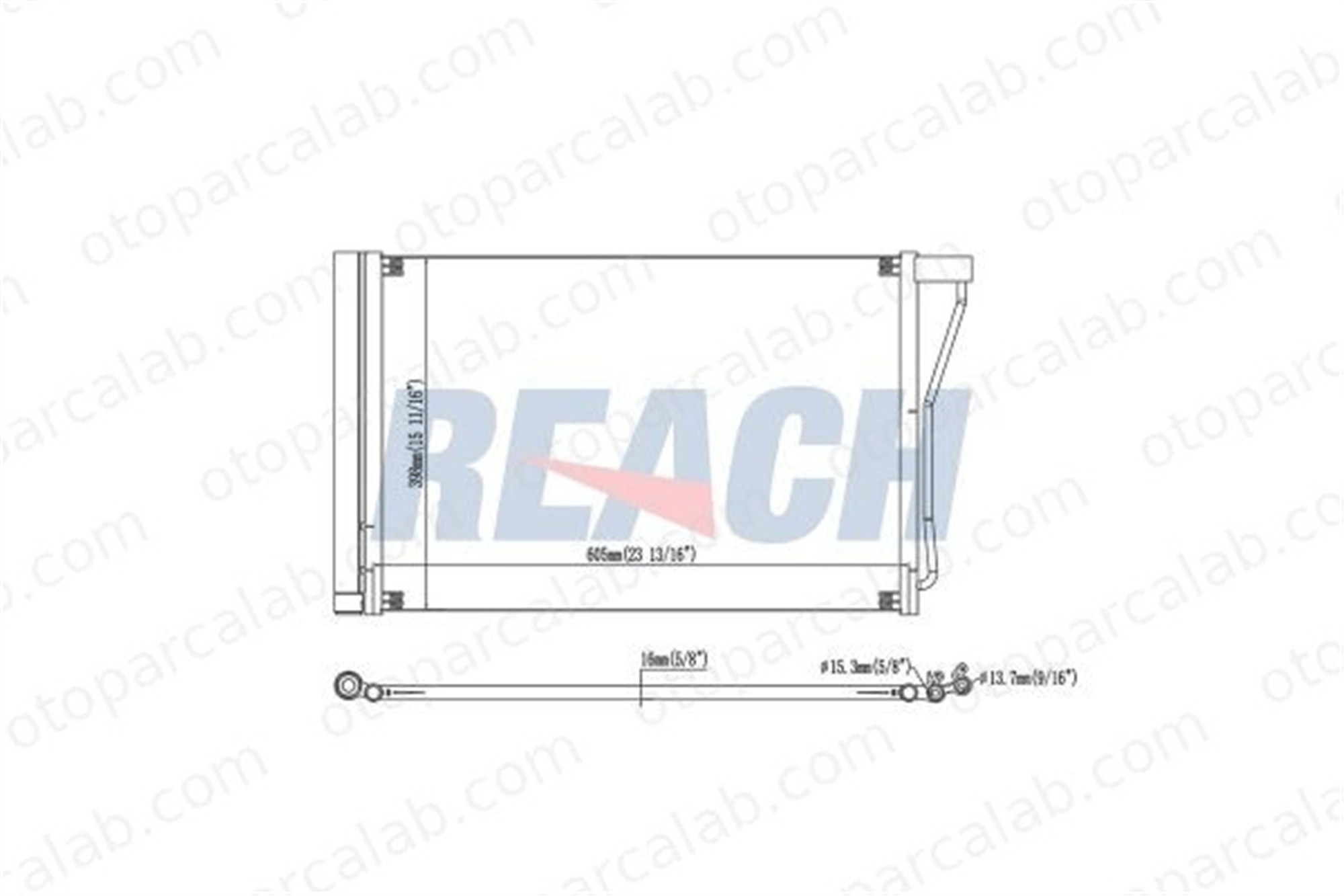 ASPART 6CAC1040 Klima Radyatörü BMW 5 6 Cabrio 17112284243 17119389419