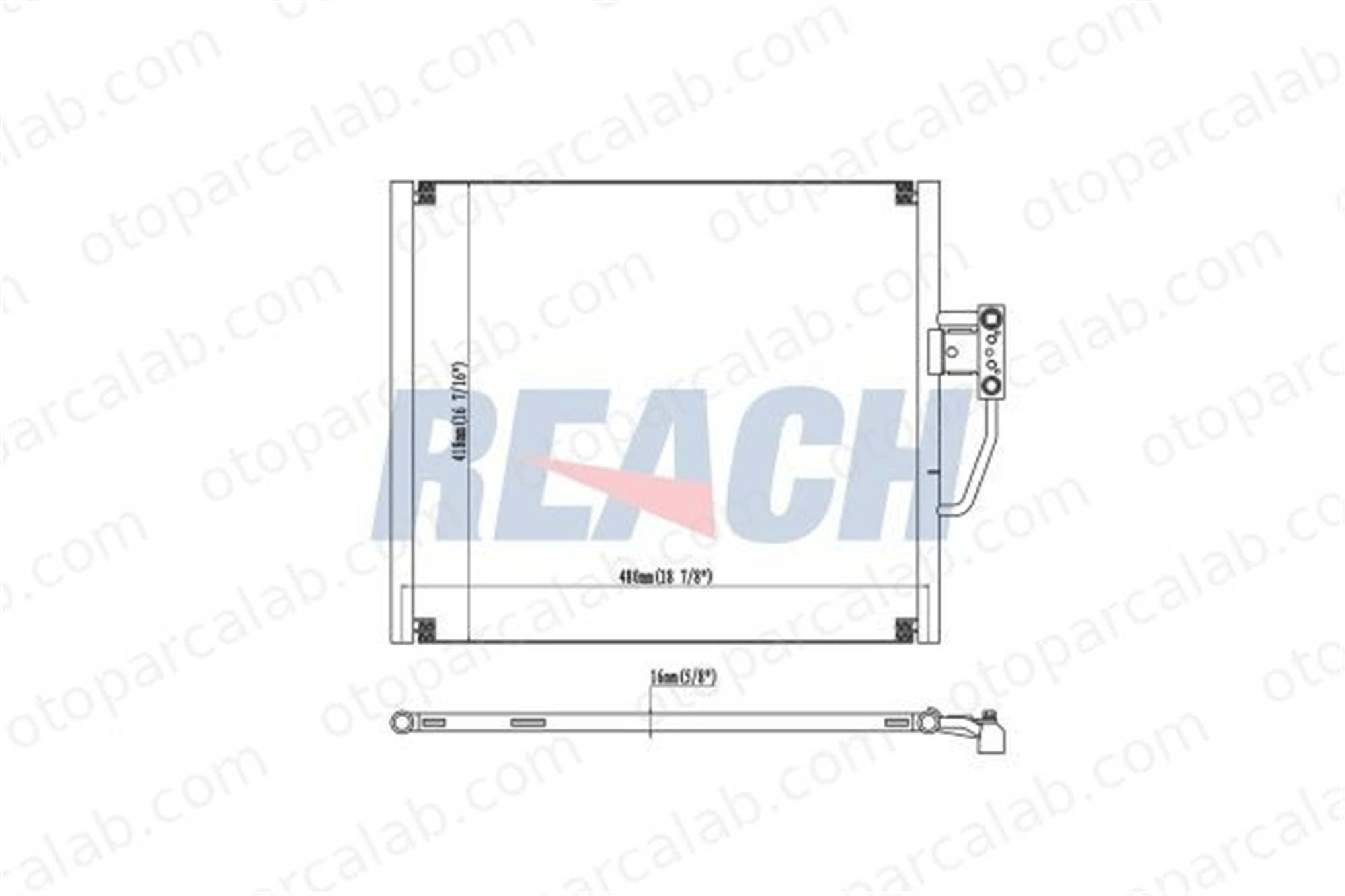 ASPART 6CAC1054 Klima Radyatörü BMW 5 5 Touring 8378438 64538378438