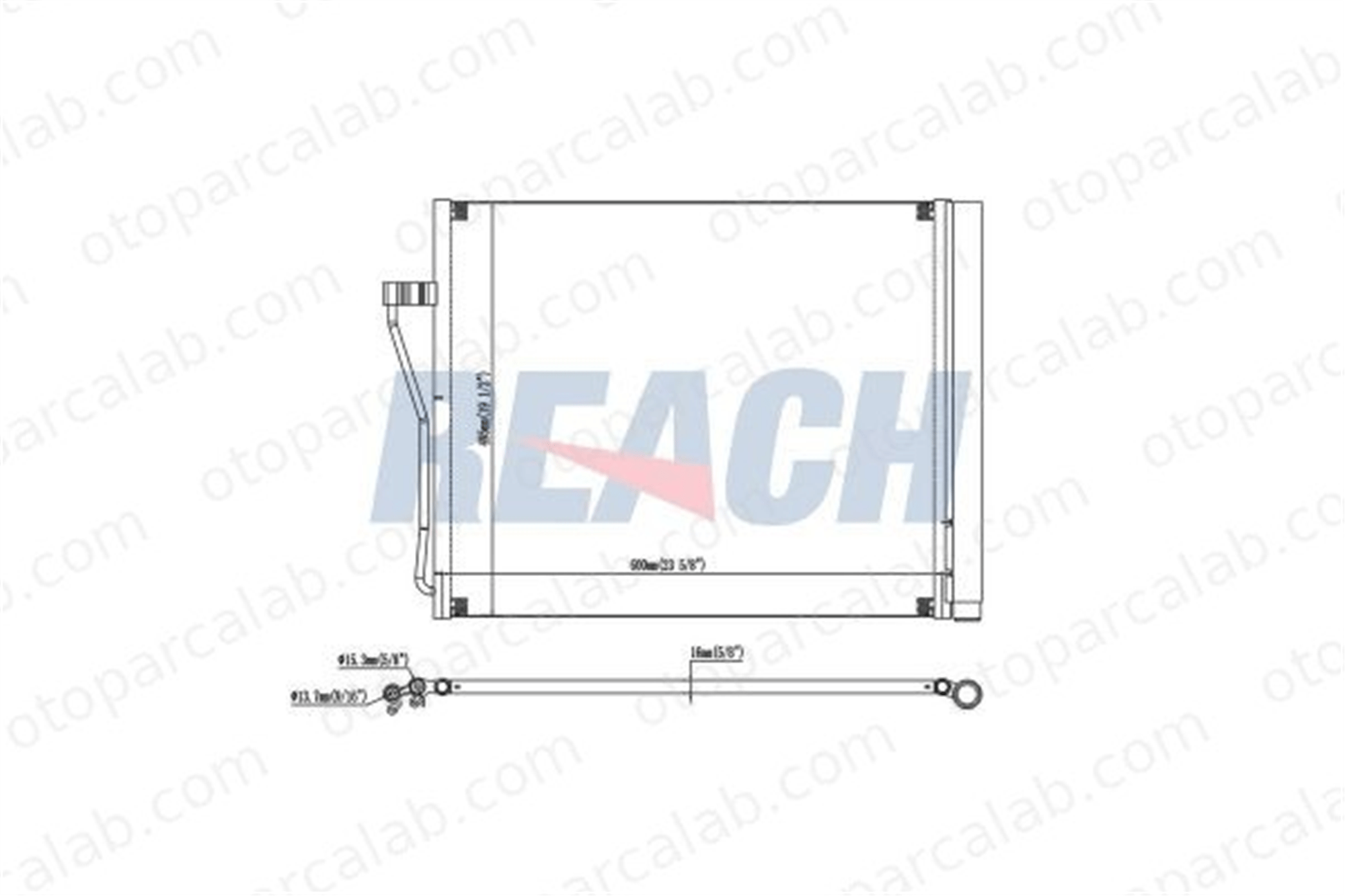 ASPART 6CAC1062 Klima Radyatörü BMW 7 ALPINA B7 64509109724 64509149390