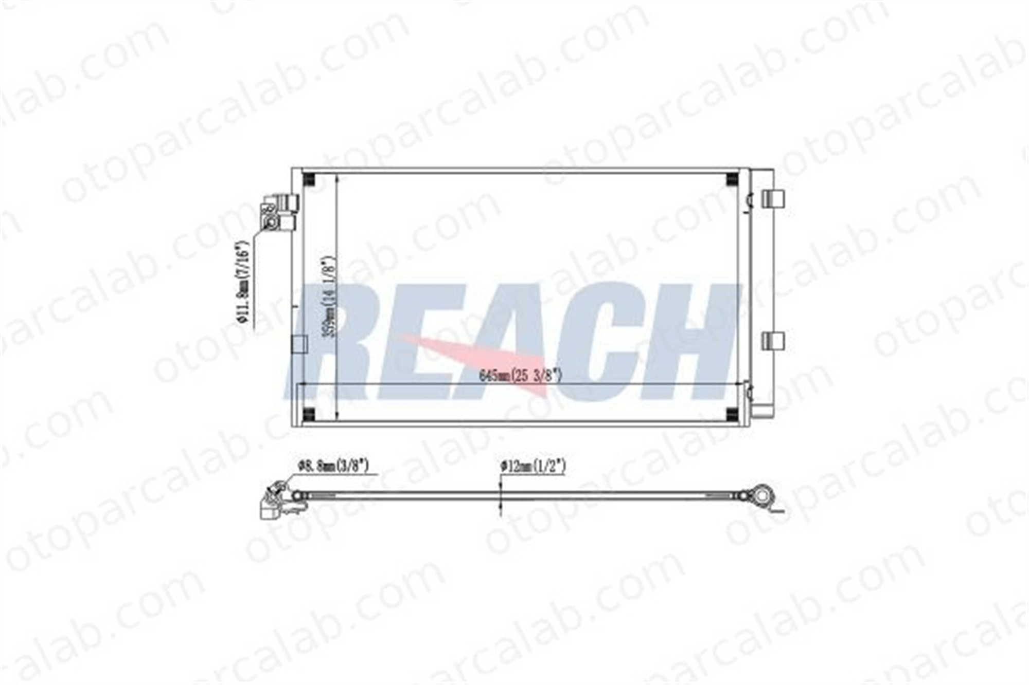 ASPART 6CAC1067 Klima Radyatörü BMW 5 5 Touring 64539364258 9364258