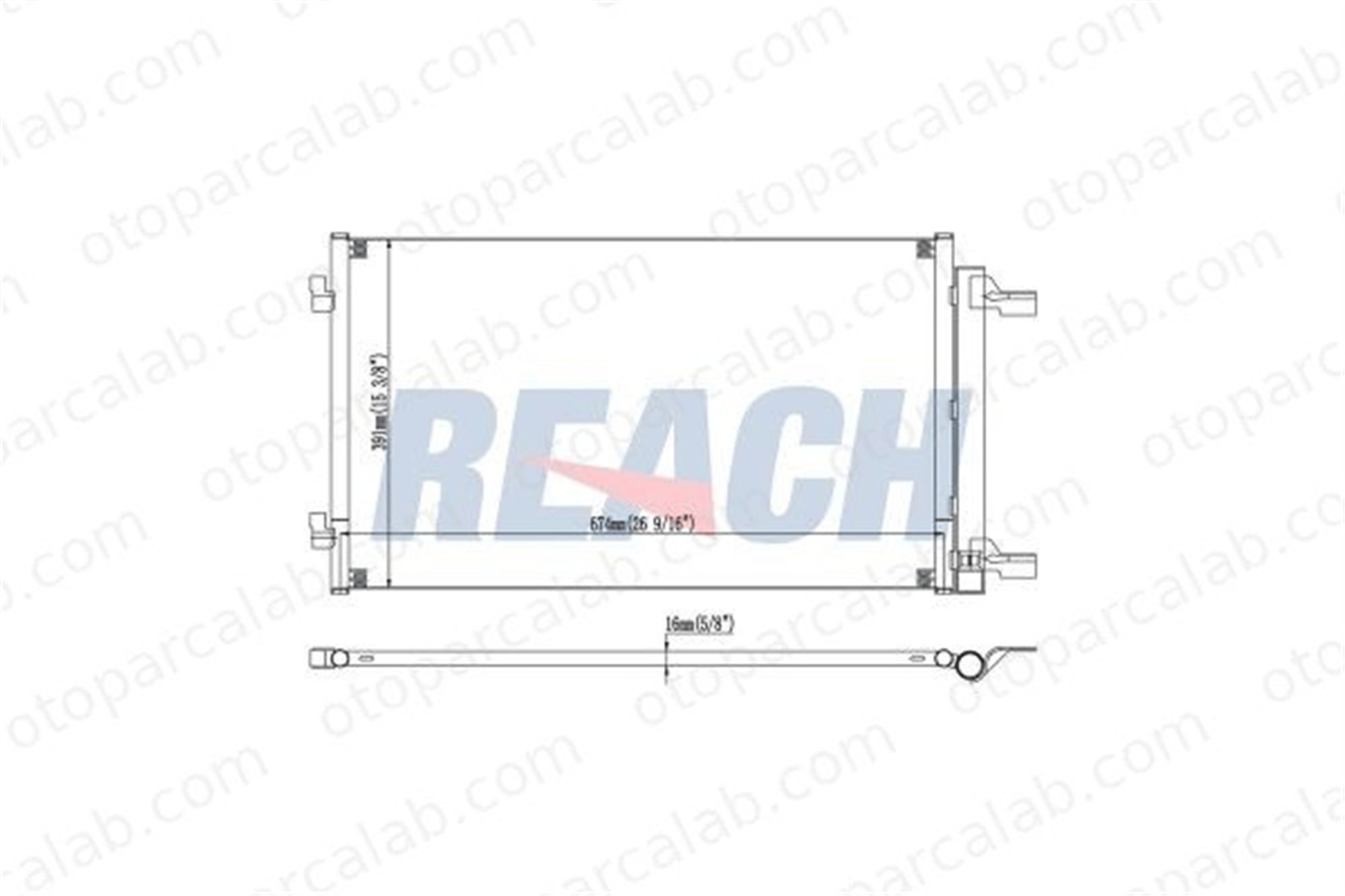 ASPART 6CAC1083 Klima Radyatörü OPEL ASTRA K ASTRA K Sports Tourer 39010376 39131675