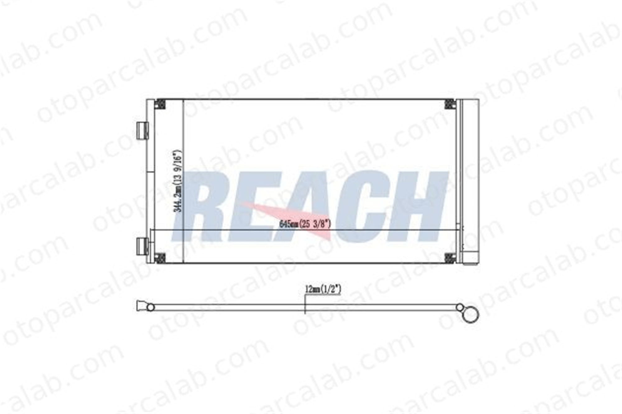 ASPART 6CAC1107 Klima Radyatörü MINI MINI MINI CLUBMAN 9228607 64539228607