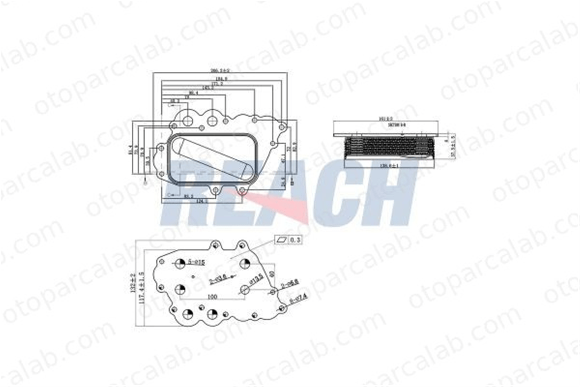 ASPART 6OCO1111 Motor Yağ Soğutucu MERCEDES-BENZ A-SERISI B-SERISI Sports Tourer A6401800765 6401800565