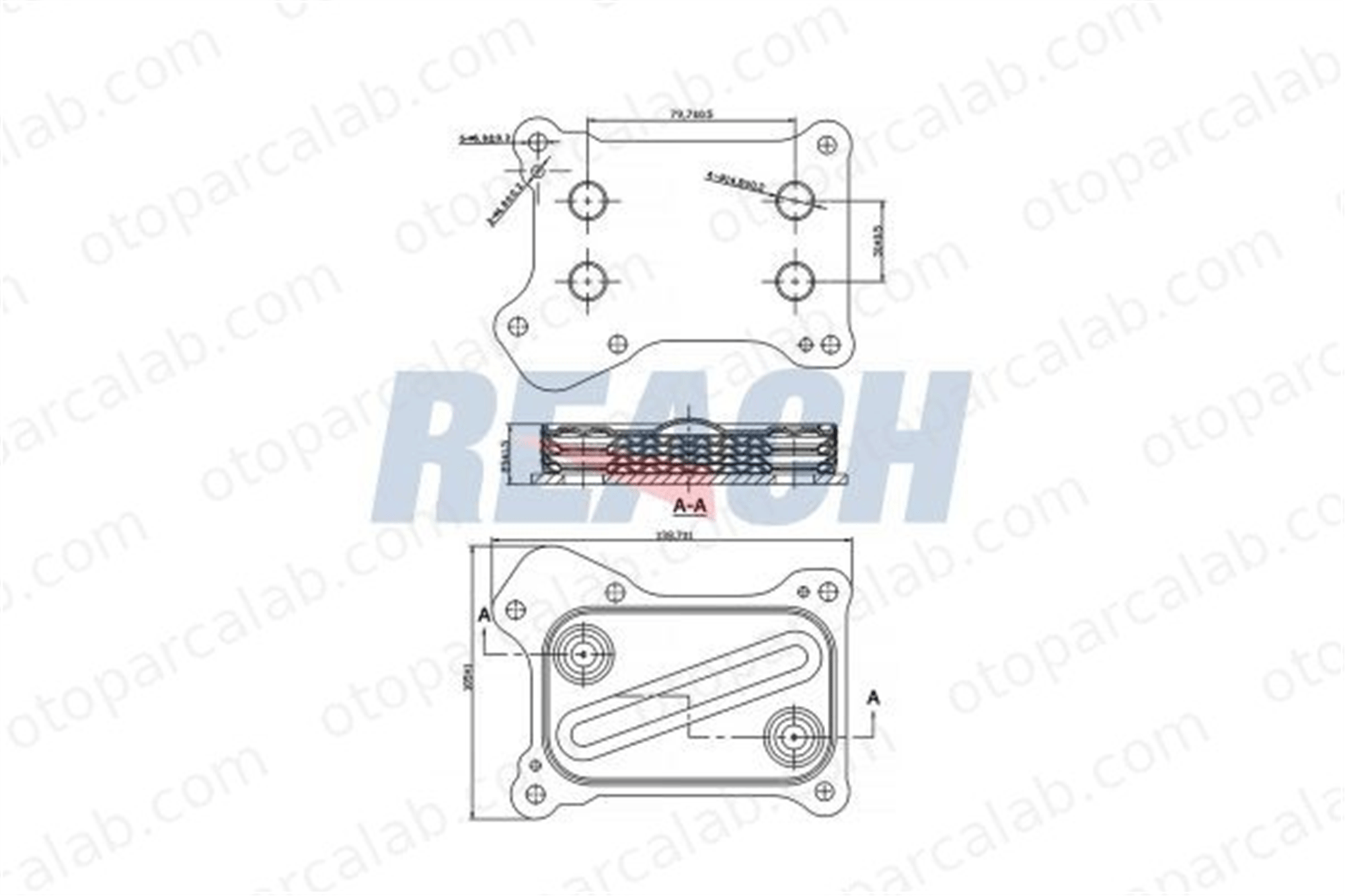 ASPART 6OCO1131 Motor Yağ Soğutucu FIAT PANDA GRANDE PUNTO 5650358