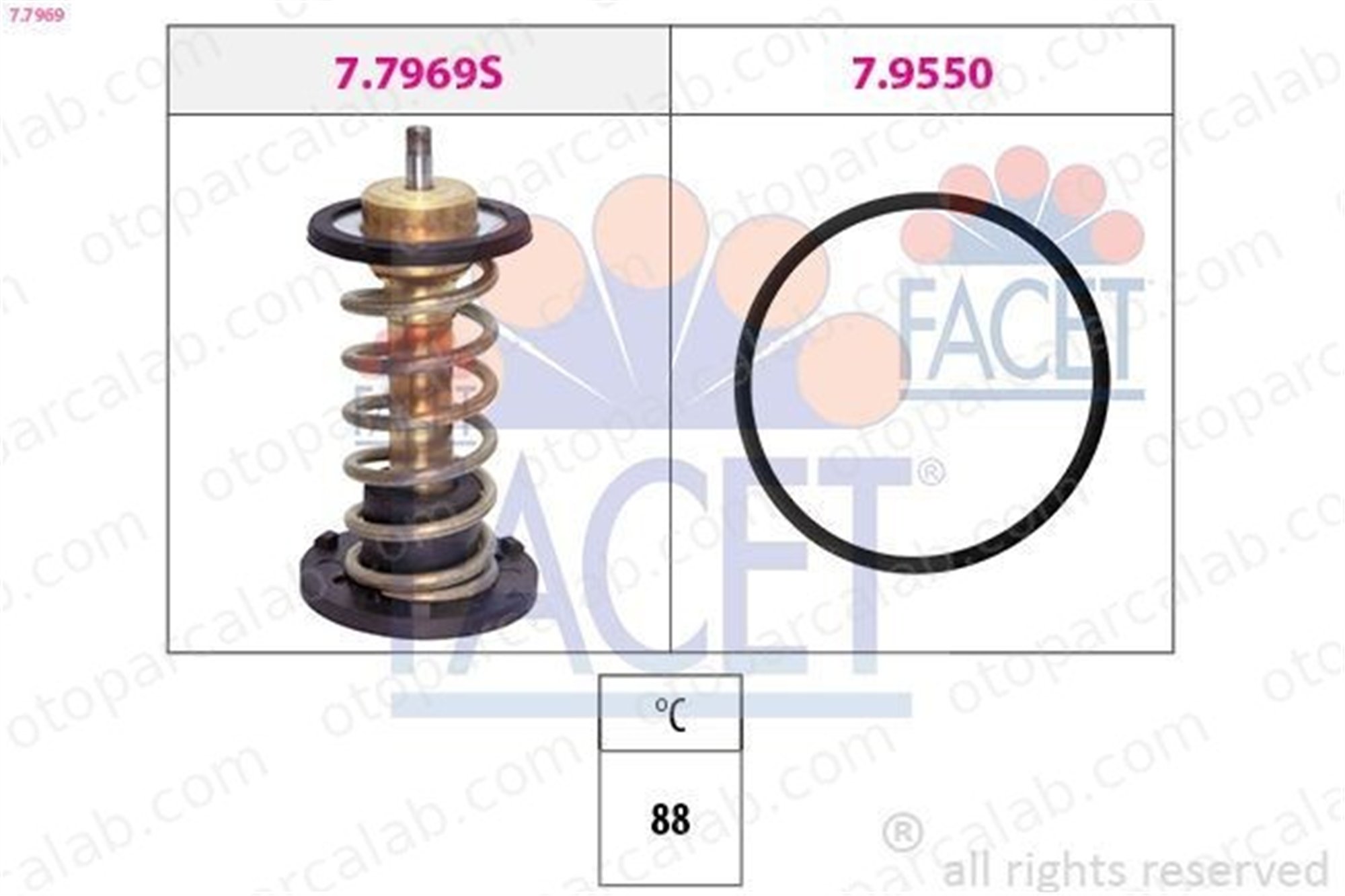 ASPART 6TCO1131 Termostat BMW 3 3 Touring 11538581627 8581627