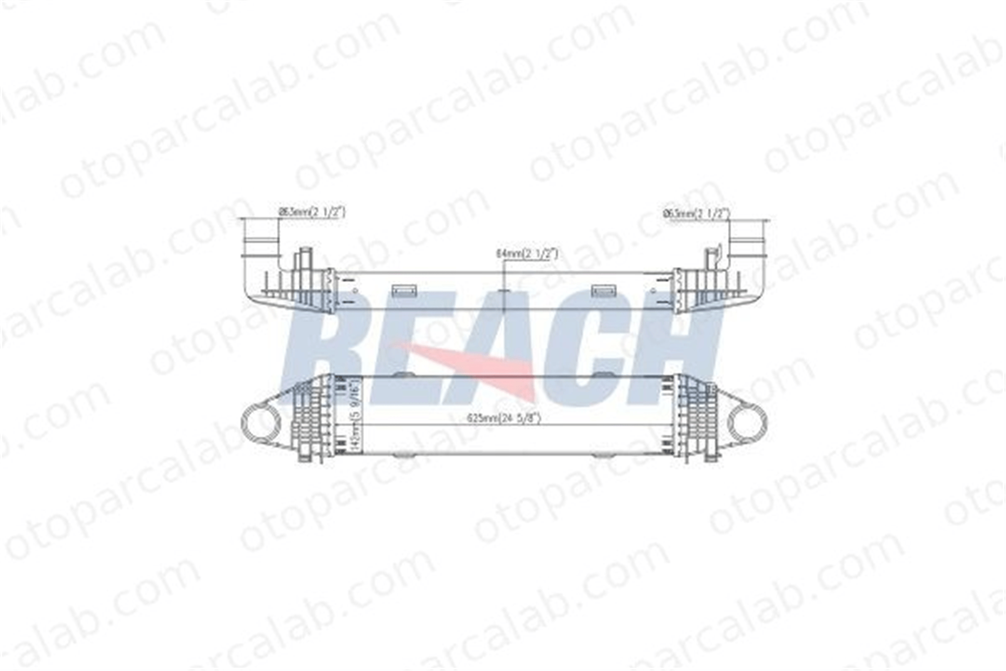 ASPART 6TRA1009 Turbo Radyatörü MERCEDES-BENZ C-SERISI C-SERISI T-Model 2045000300 A2045000300