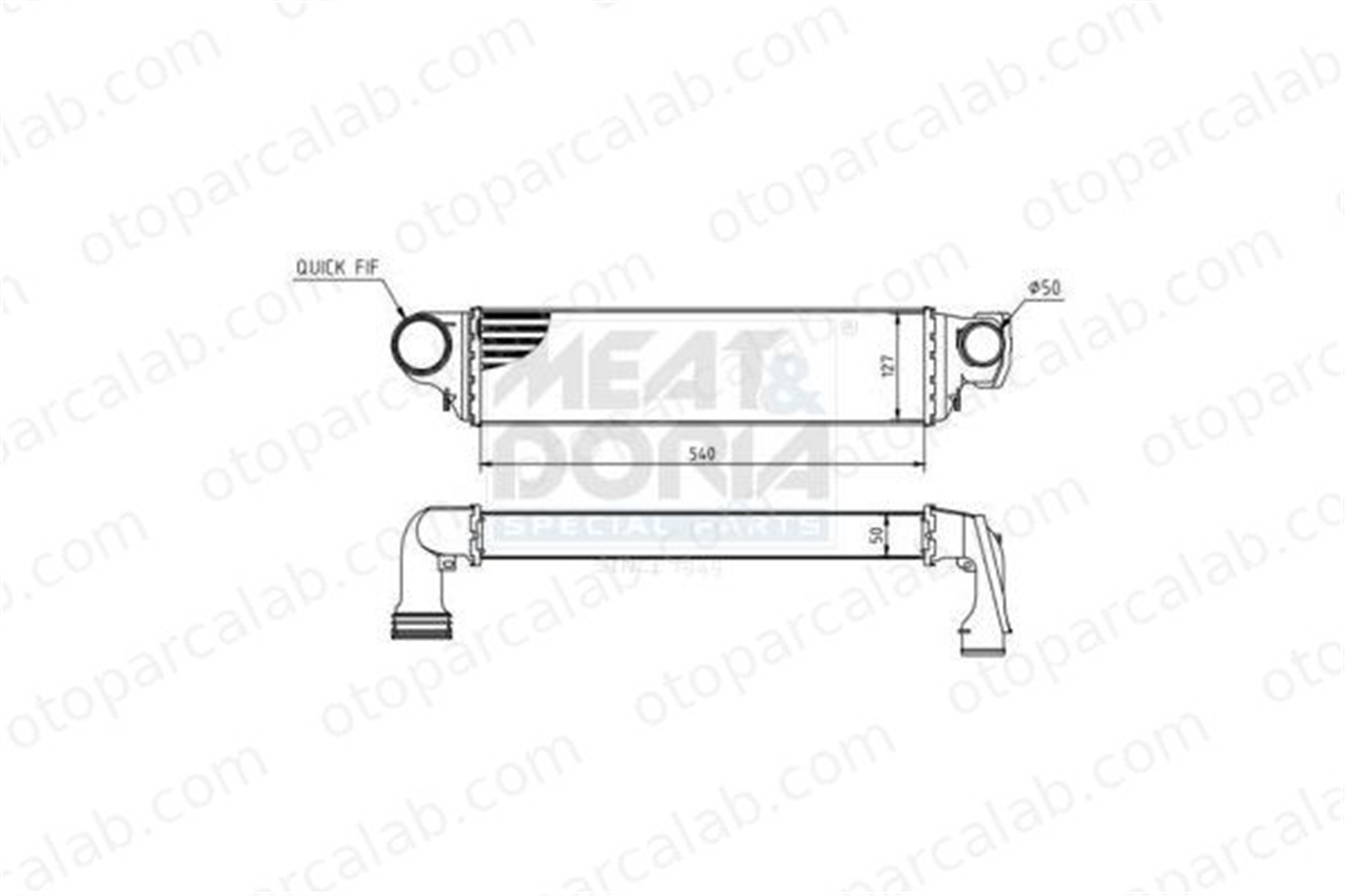 ASPART 6TRA1019 Turbo Radyatörü BMW 3 3 Touring 17517786351 7786351