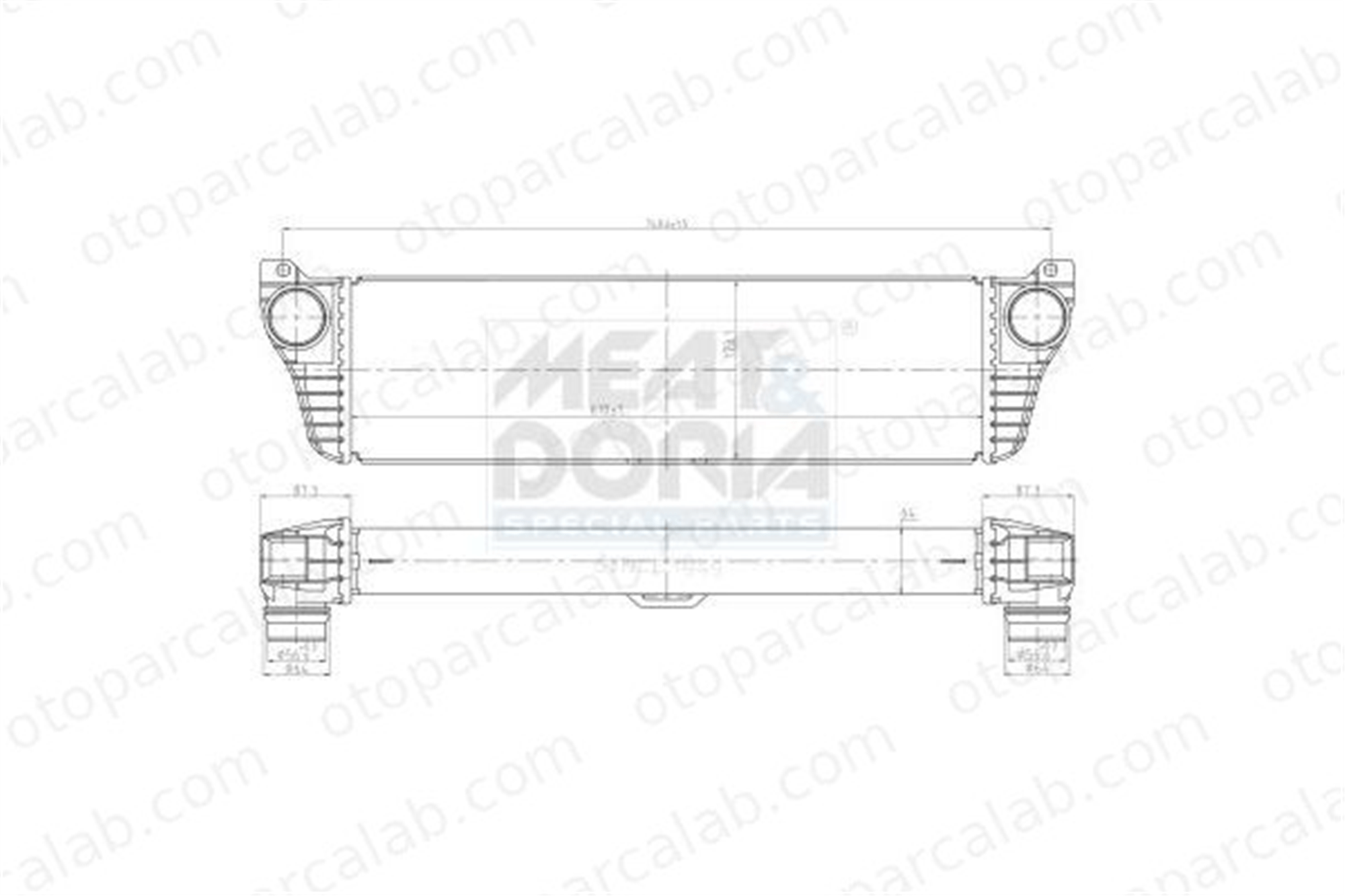 ASPART 6TRA1031 Turbo Radyatörü MERCEDES-BENZ VITO / MIXTO Panelvan/Van VITO Minibüs/Otobüs 6395011301 A6395011301
