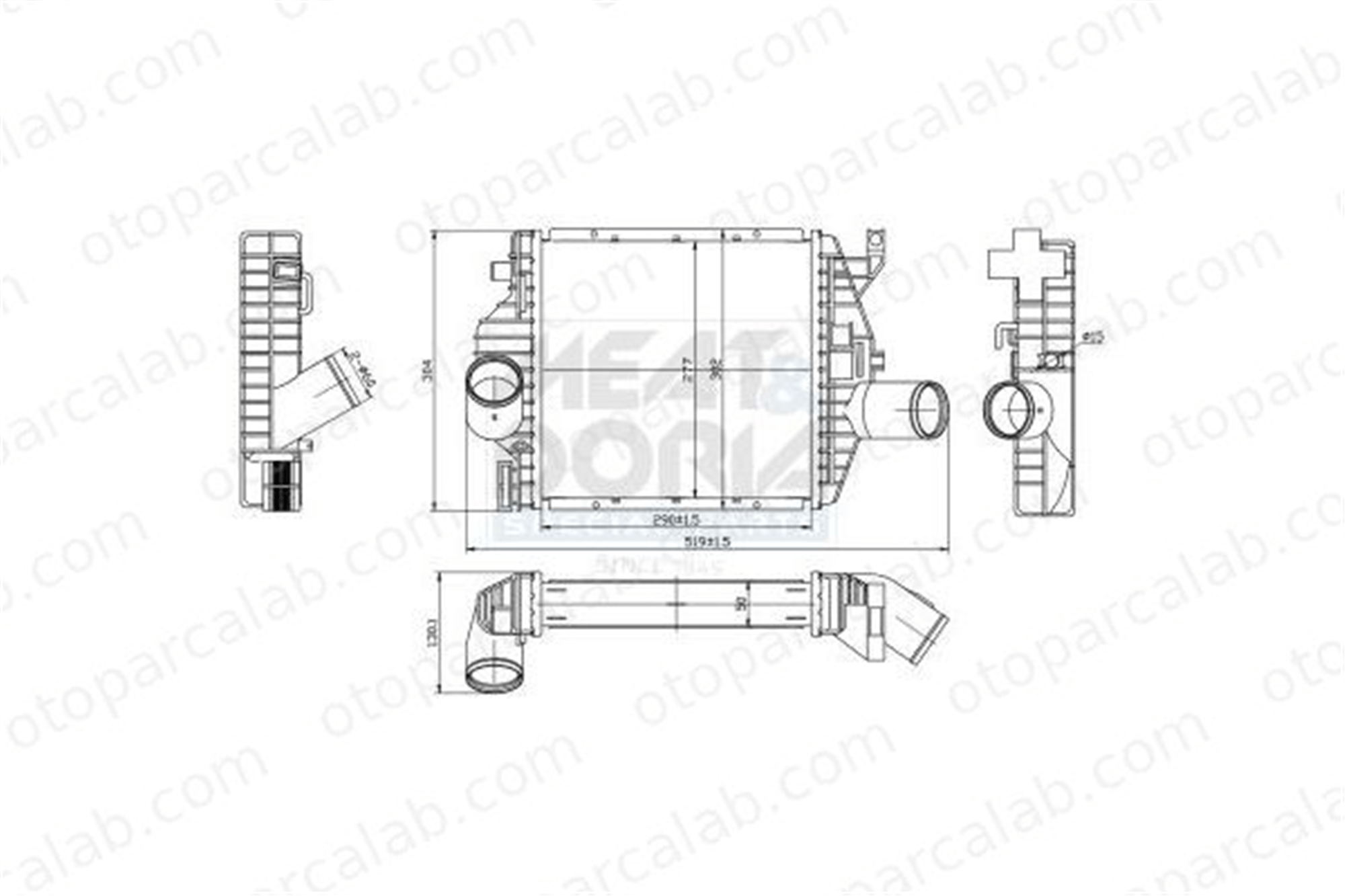 ASPART 6TRA1033 Turbo Radyatörü MERCEDES-BENZ VITO Minibüs/Otobüs V-SERISI 6385012901 A6385012901