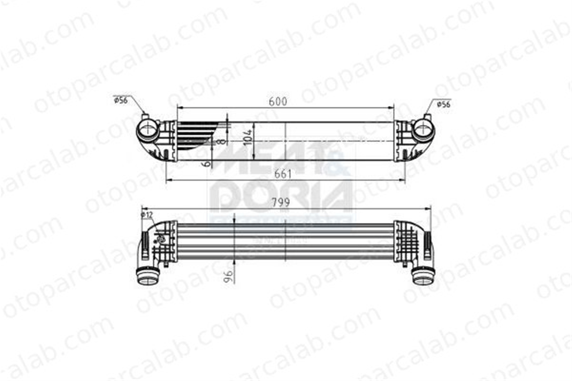 ASPART 6TRA1066 Turbo Radyatörü OPEL ASTRA K ASTRA K Sports Tourer 13356647 013356647