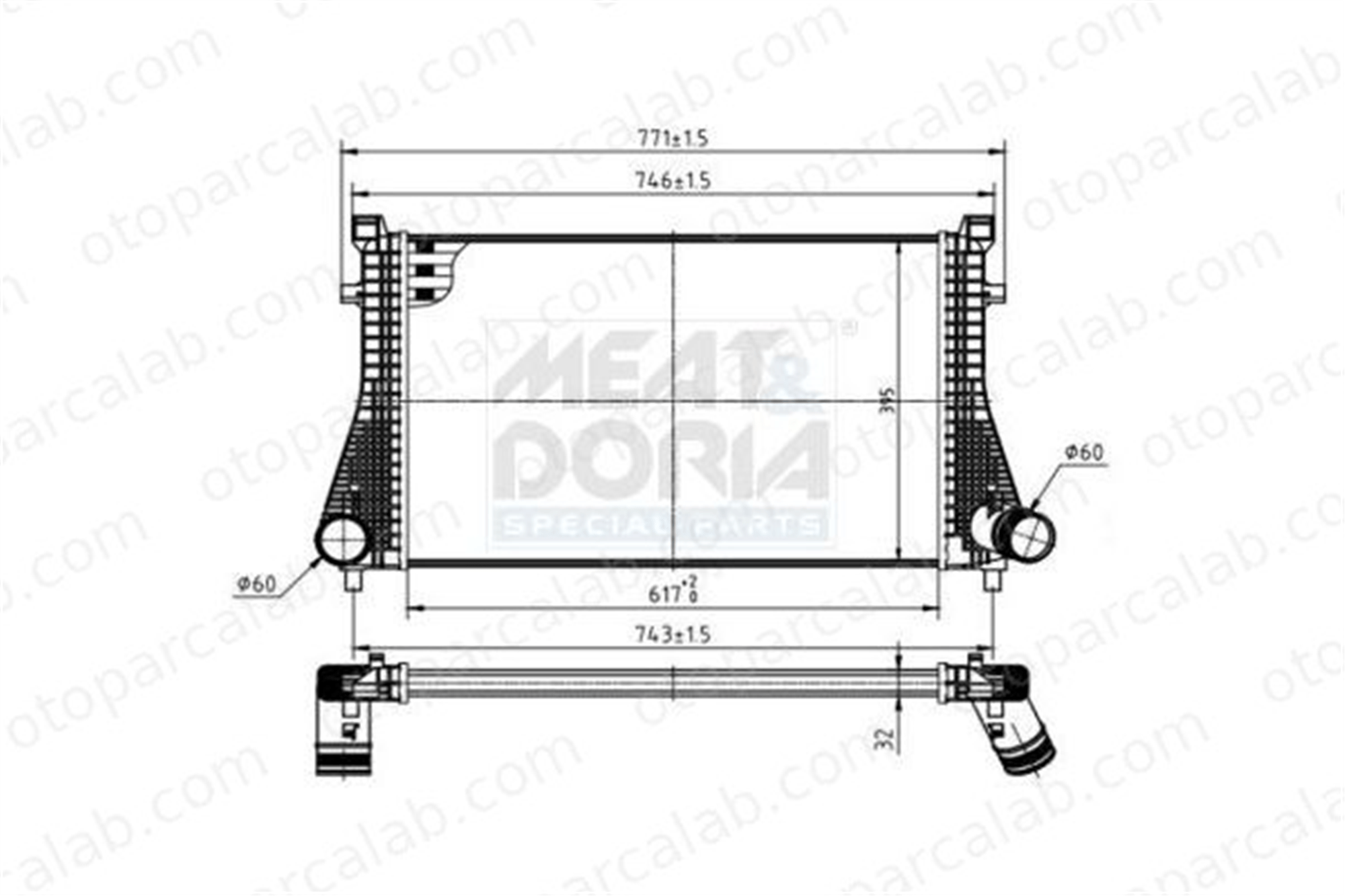 ASPART 6TRA1080 Turbo Radyatörü VW GOLF VII AUDI A3 Limousine 5Q0145803K 5Q0145803AA