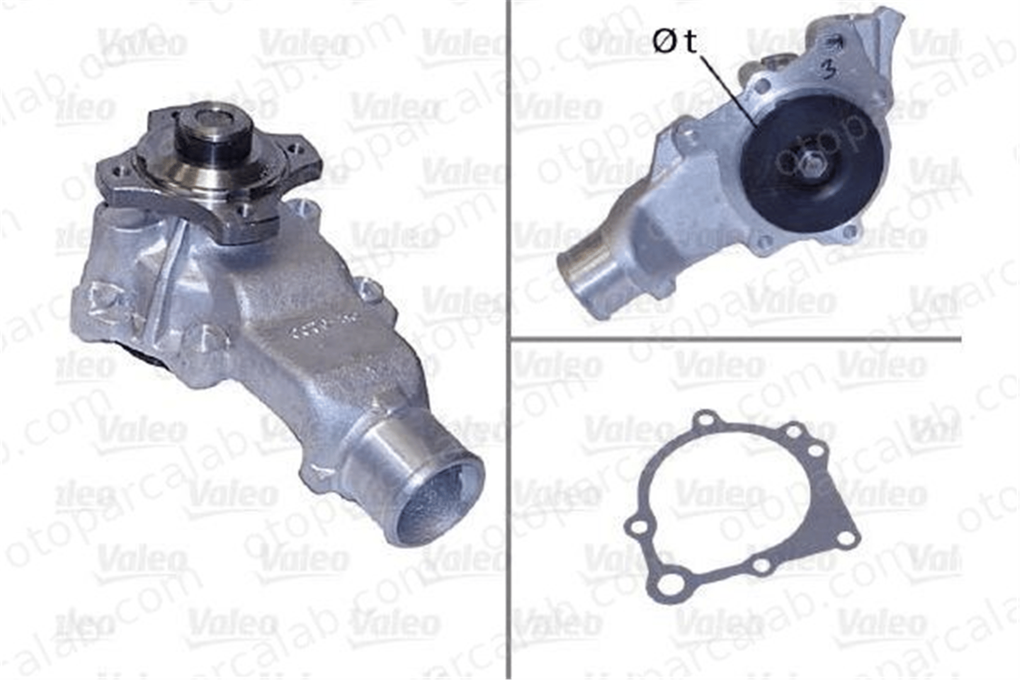 ASPART 6WPU1187 Devirdaim Su Pompası JEEP WRANGLER II CHEROKEE 5012366AC 5012366AD