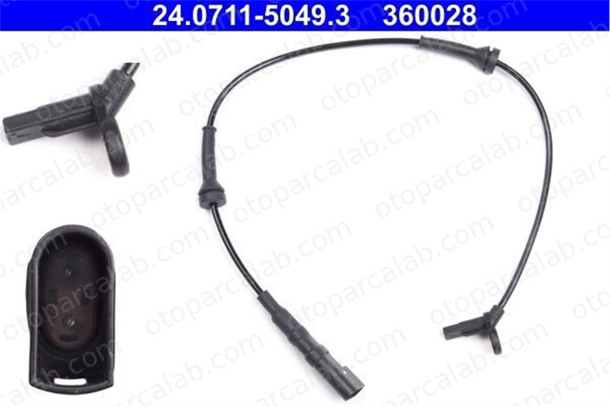 ATE 24.0711-5049.3 Abs Sensörü Ön Sağ veya Sol FORD FOCUS I FOCUS I Turnier 98AG2B372AF 1064227